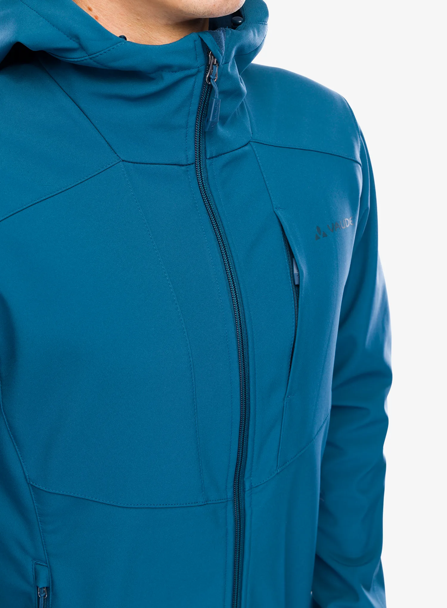Куртка softshell Vaude Cyclone Hooded Jacket - baltic sea