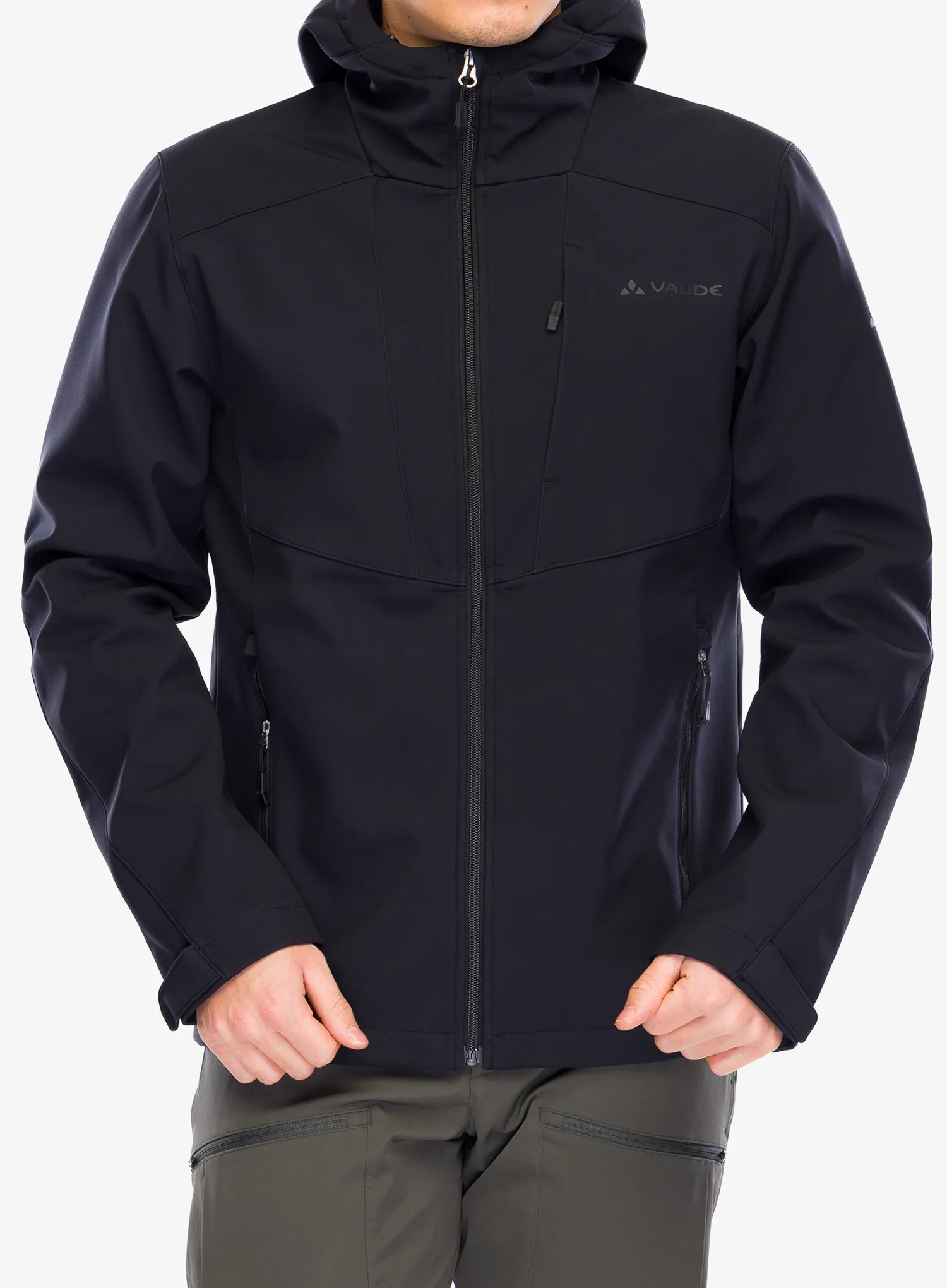 Куртка softshell Vaude Cyclone Hooded Jacket - black