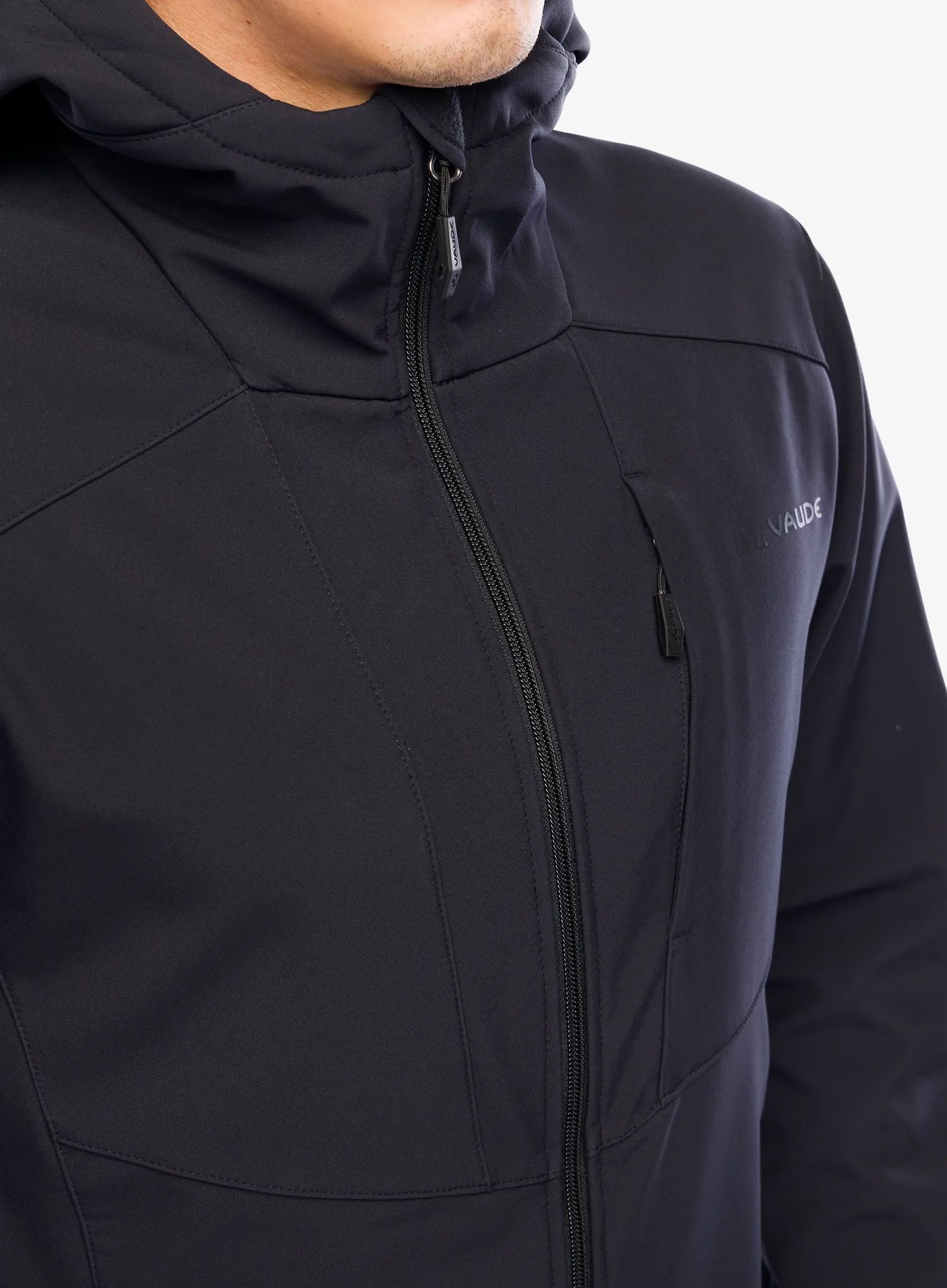 Куртка softshell Vaude Cyclone Hooded Jacket - black