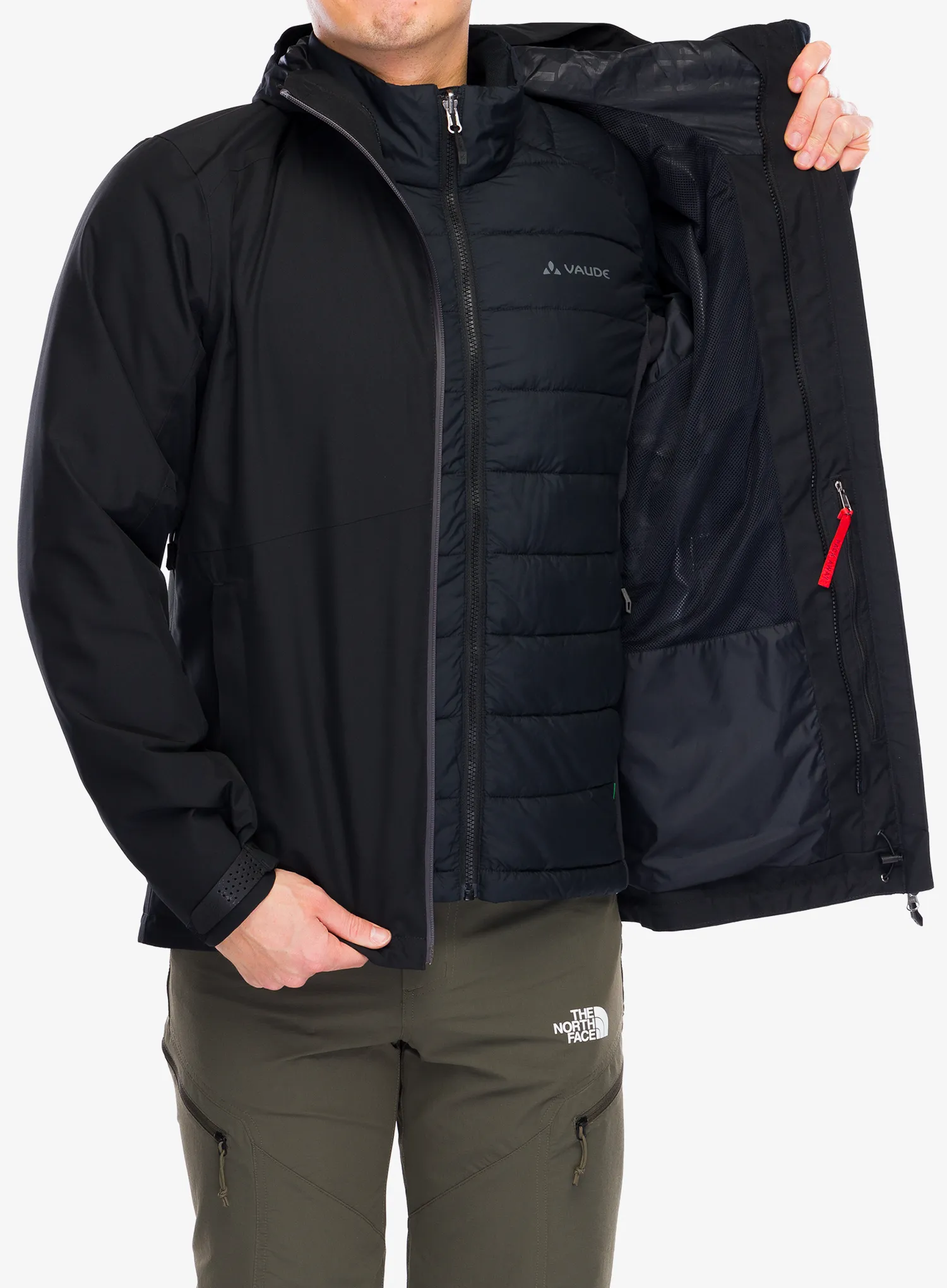 Куртка Vaude Elope 3in1 Jacket II - black