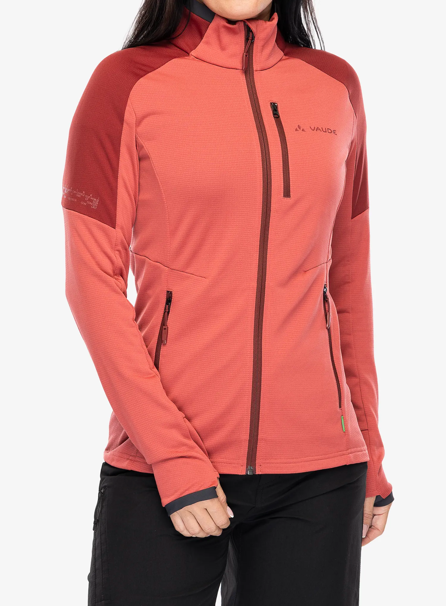 Кофта флісова жіноча Vaude Elope Fleece Jacket II - brick
