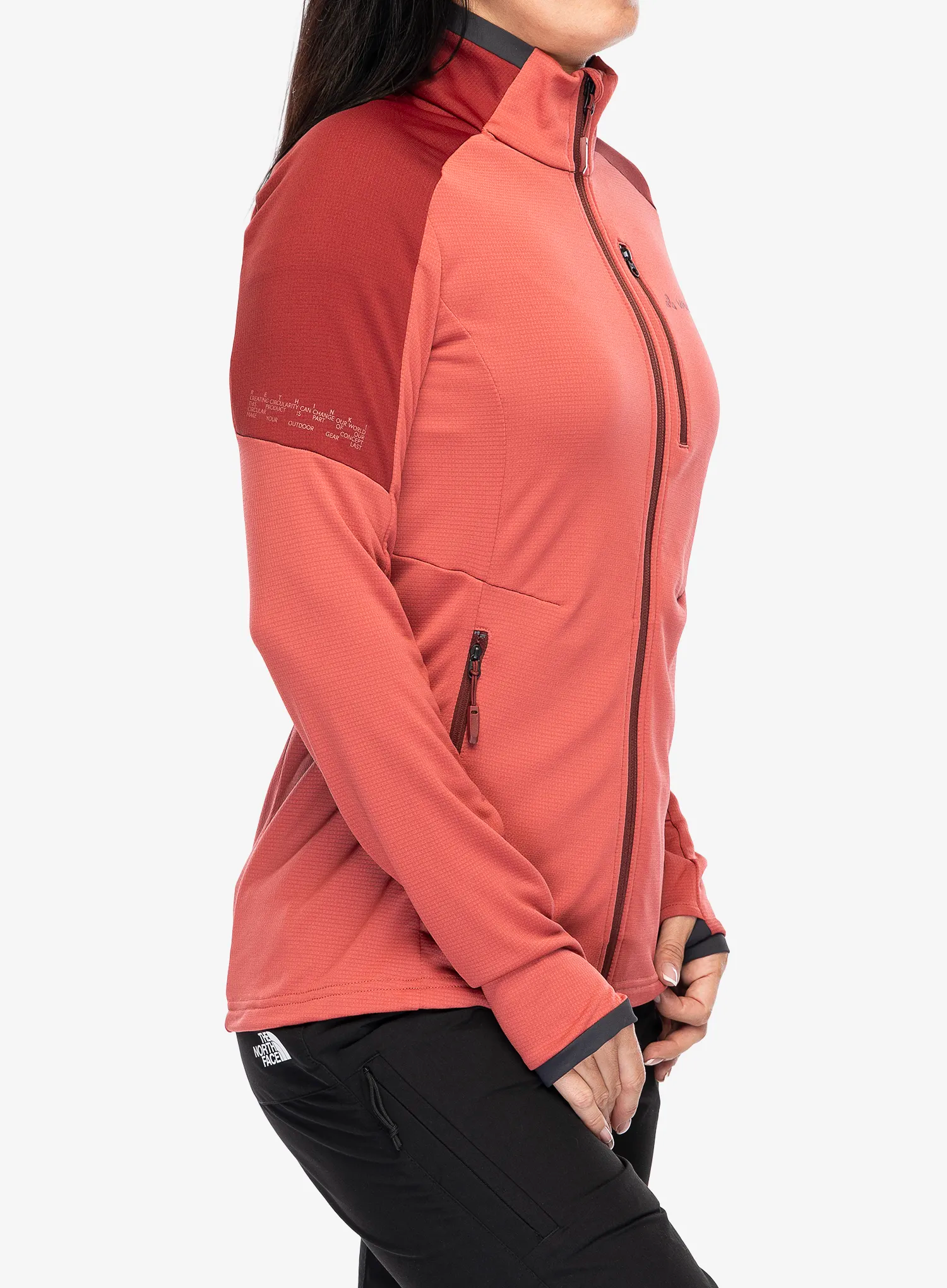 Кофта флісова жіноча Vaude Elope Fleece Jacket II - brick