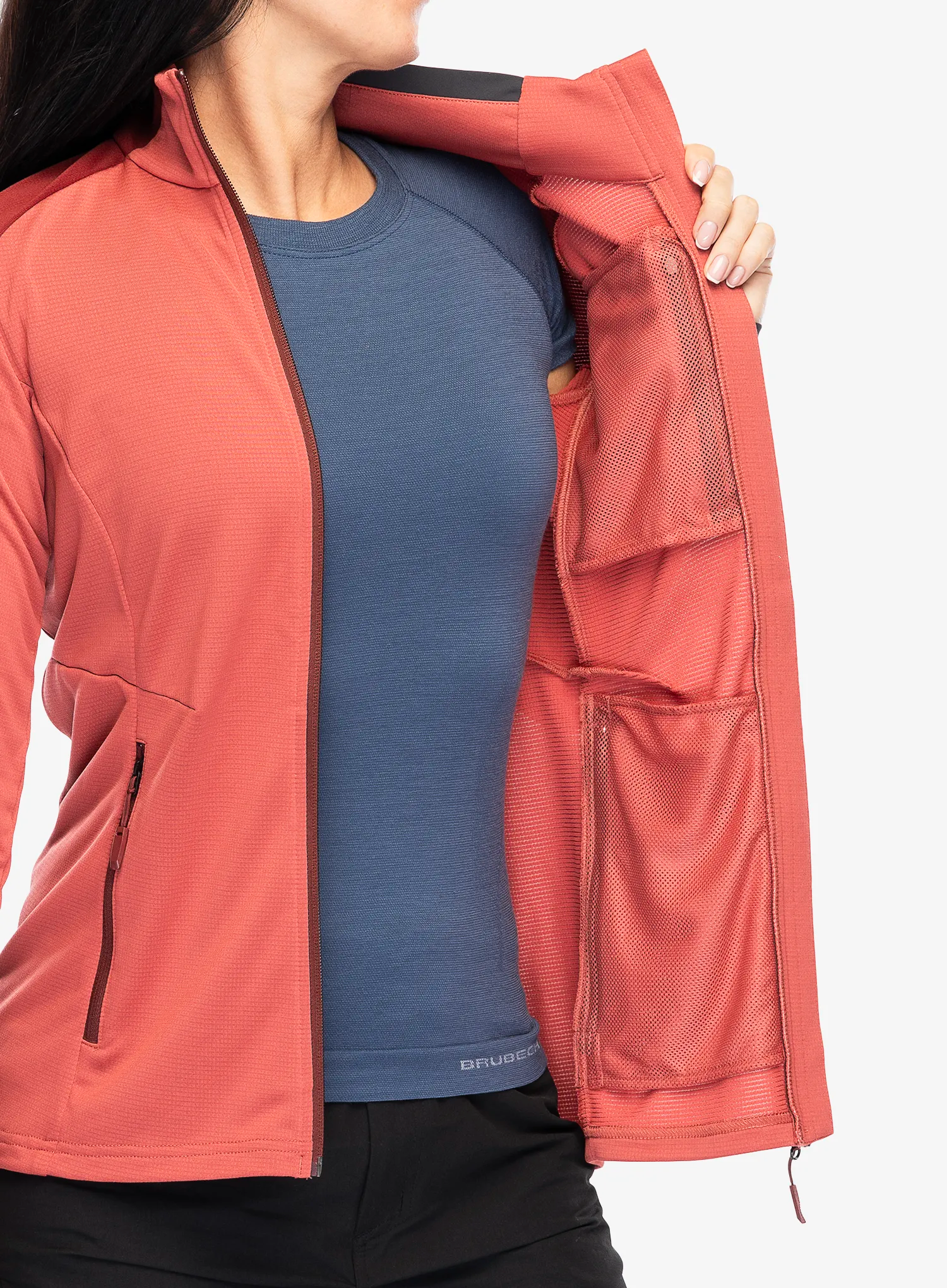 Кофта флісова жіноча Vaude Elope Fleece Jacket II - brick