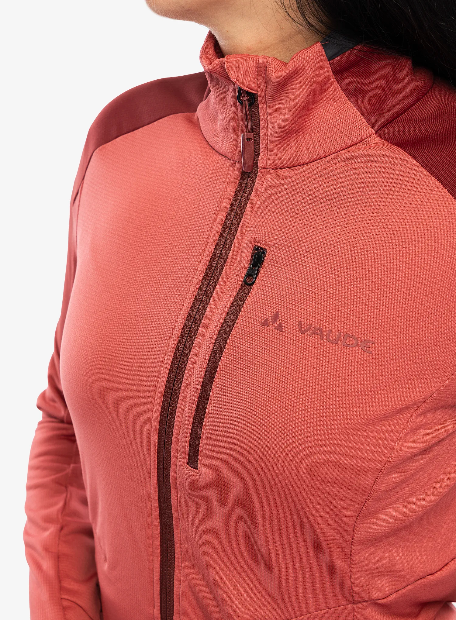 Кофта флісова жіноча Vaude Elope Fleece Jacket II - brick