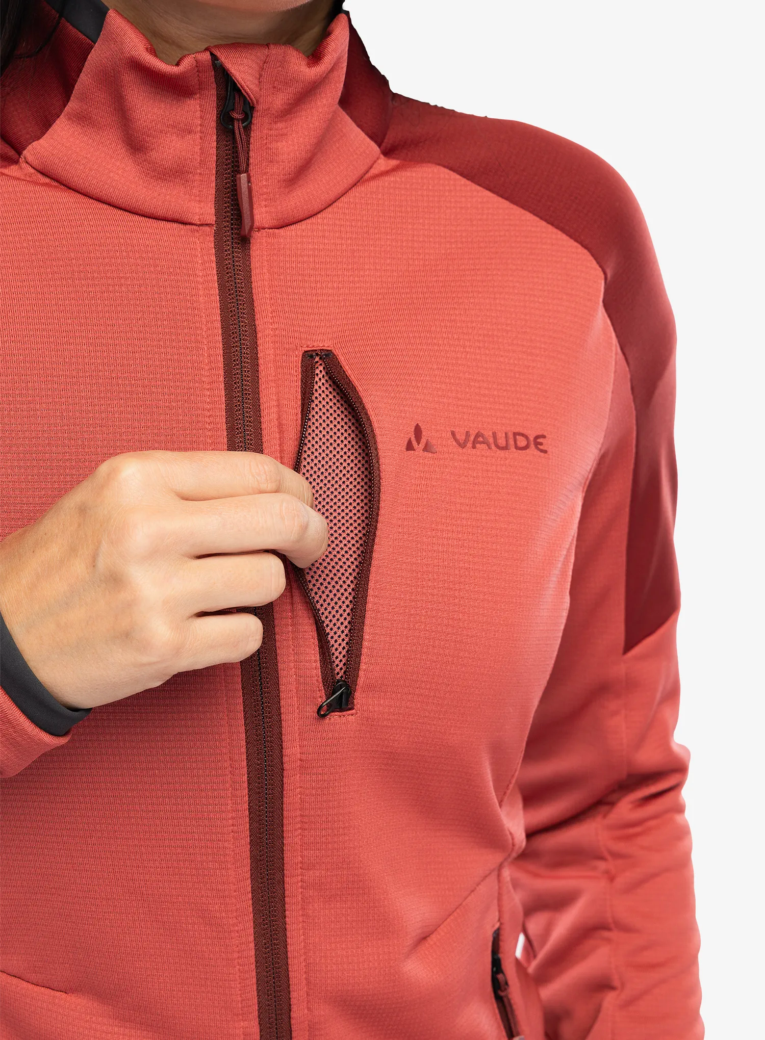 Кофта флісова жіноча Vaude Elope Fleece Jacket II - brick