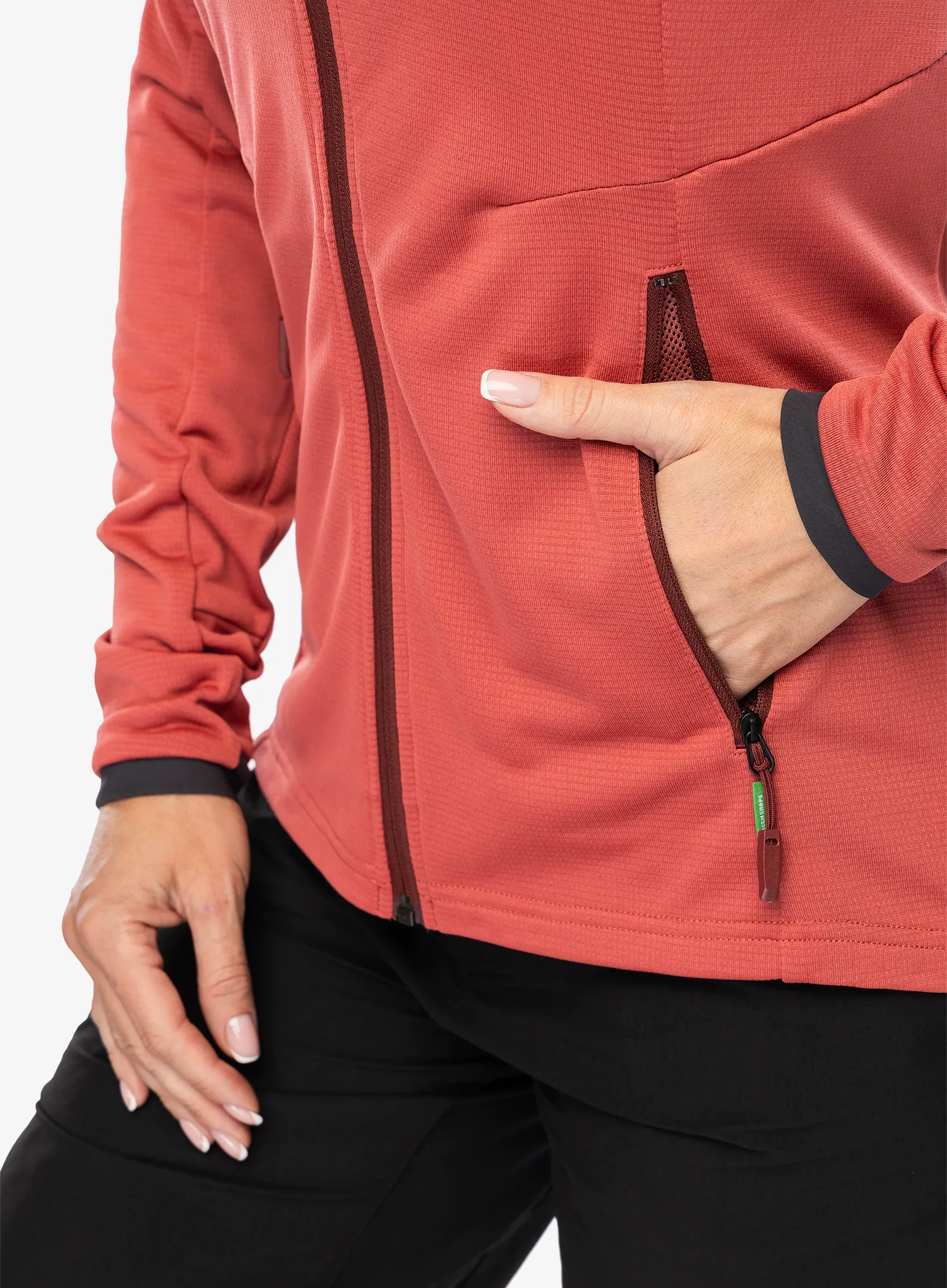 Кофта флісова жіноча Vaude Elope Fleece Jacket II - brick