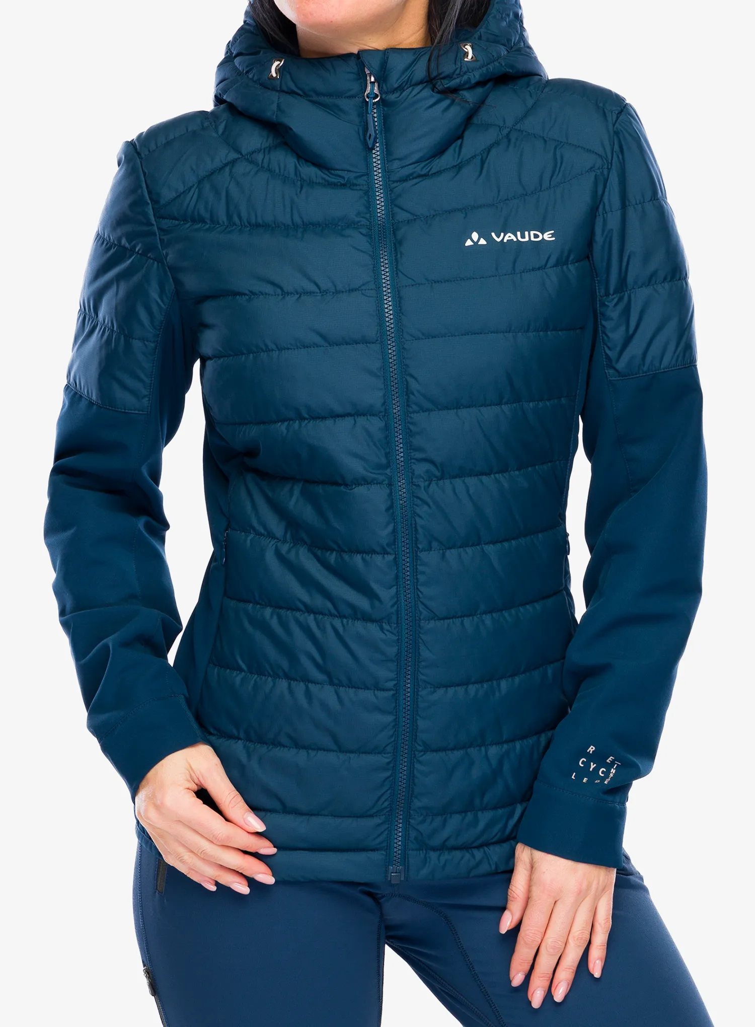 Куртка гібридна жіноча Vaude Elope Hybrid Jacket - dark sea
