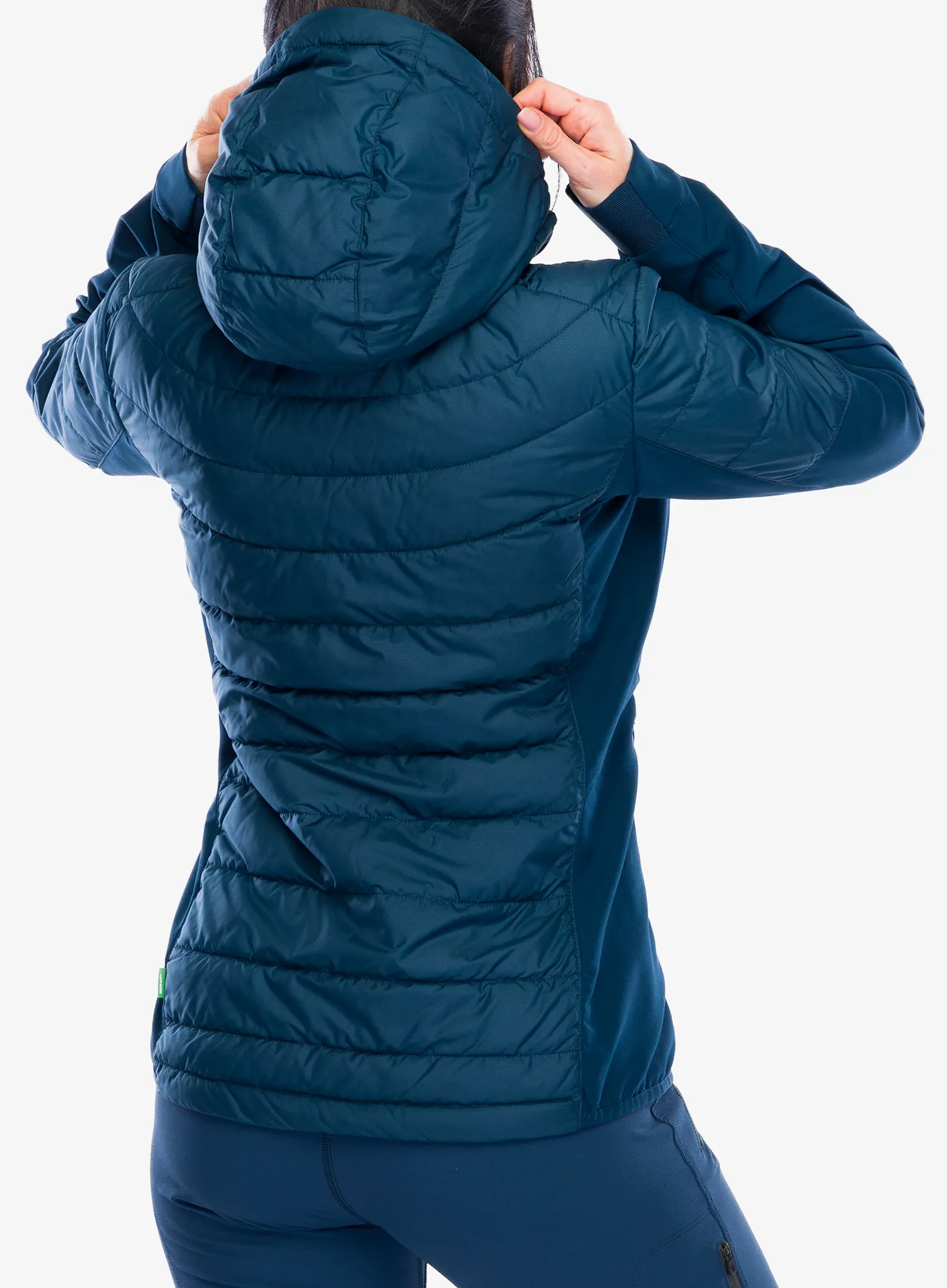 Куртка гібридна жіноча Vaude Elope Hybrid Jacket - dark sea