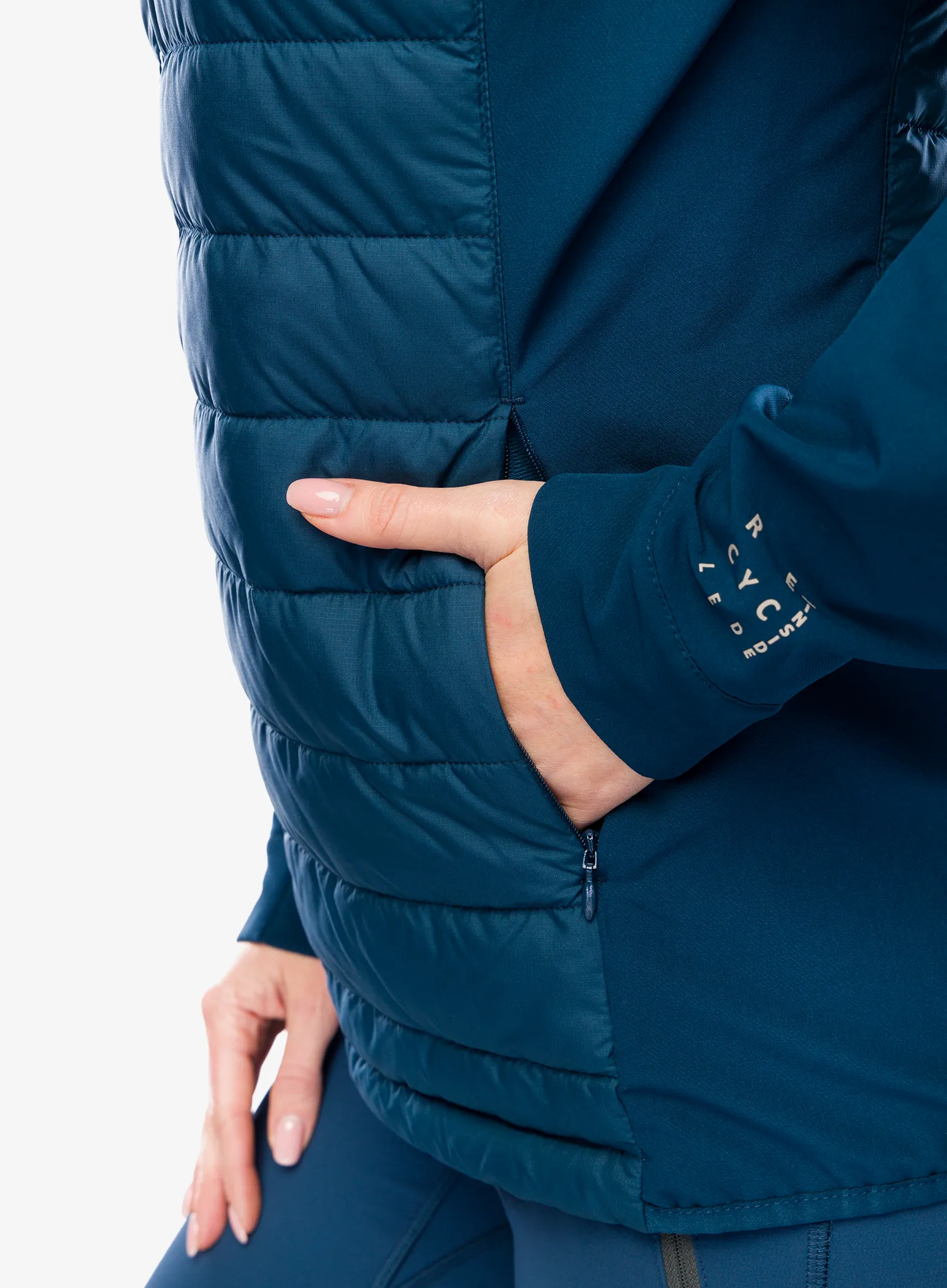 Куртка гібридна жіноча Vaude Elope Hybrid Jacket - dark sea