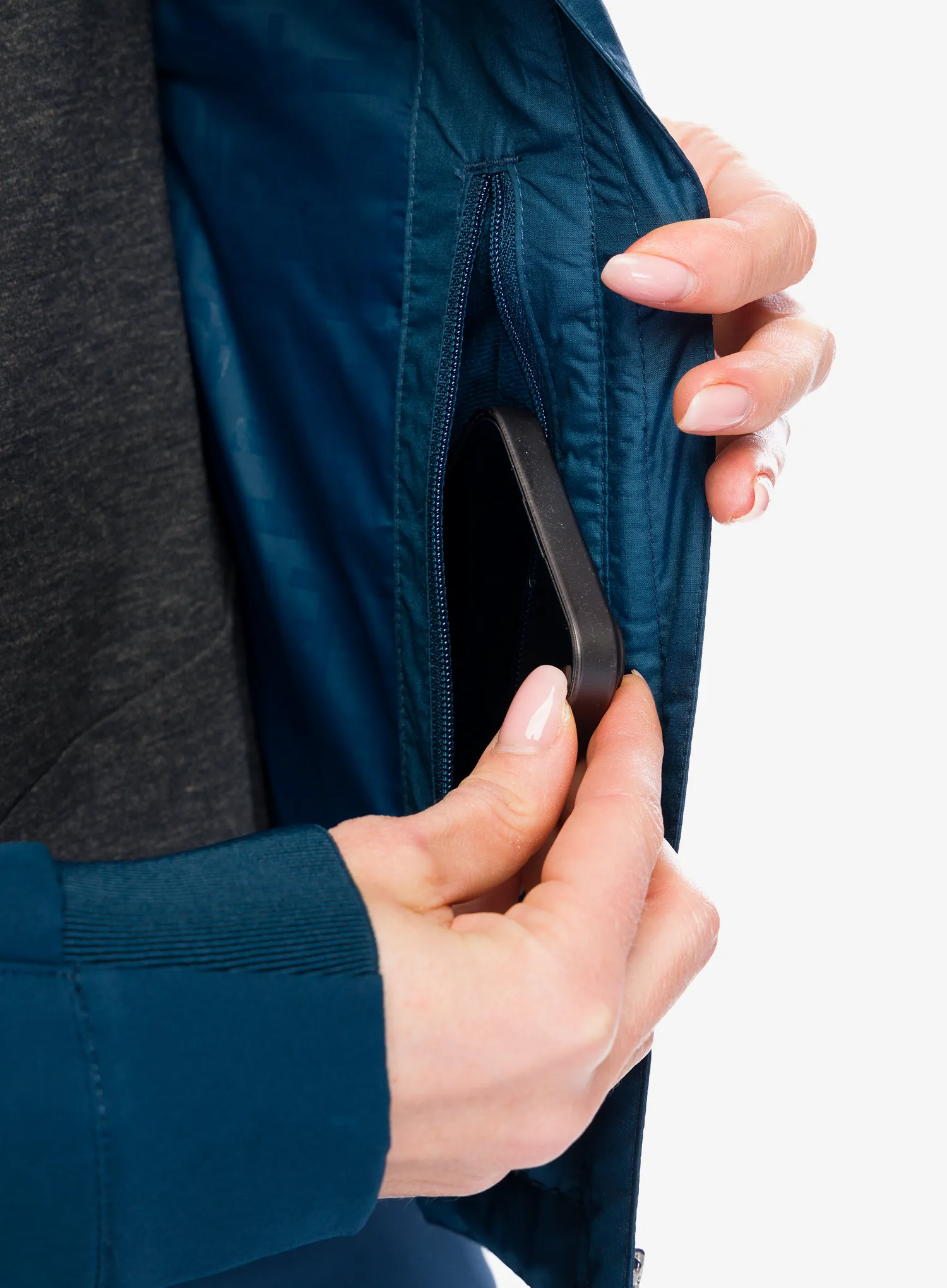 Куртка гібридна жіноча Vaude Elope Hybrid Jacket - dark sea
