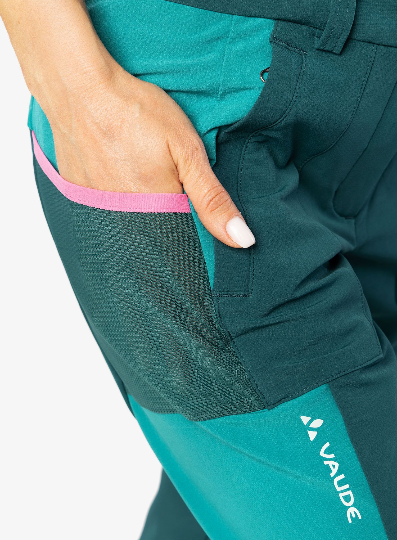 Штани туристичні жіночі Vaude Elope Slim Fit Pants - mallard green