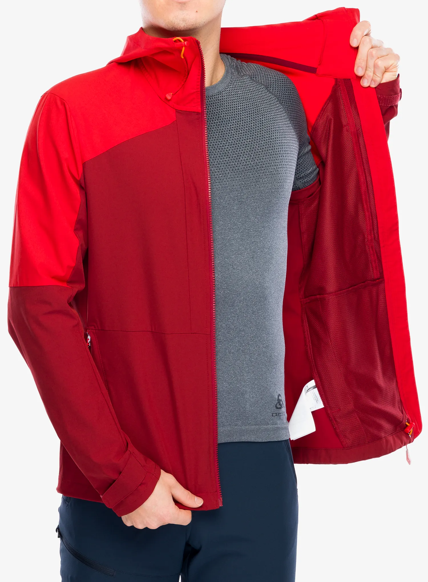Куртка softshell Vaude Elope Wind Jacket - carmine