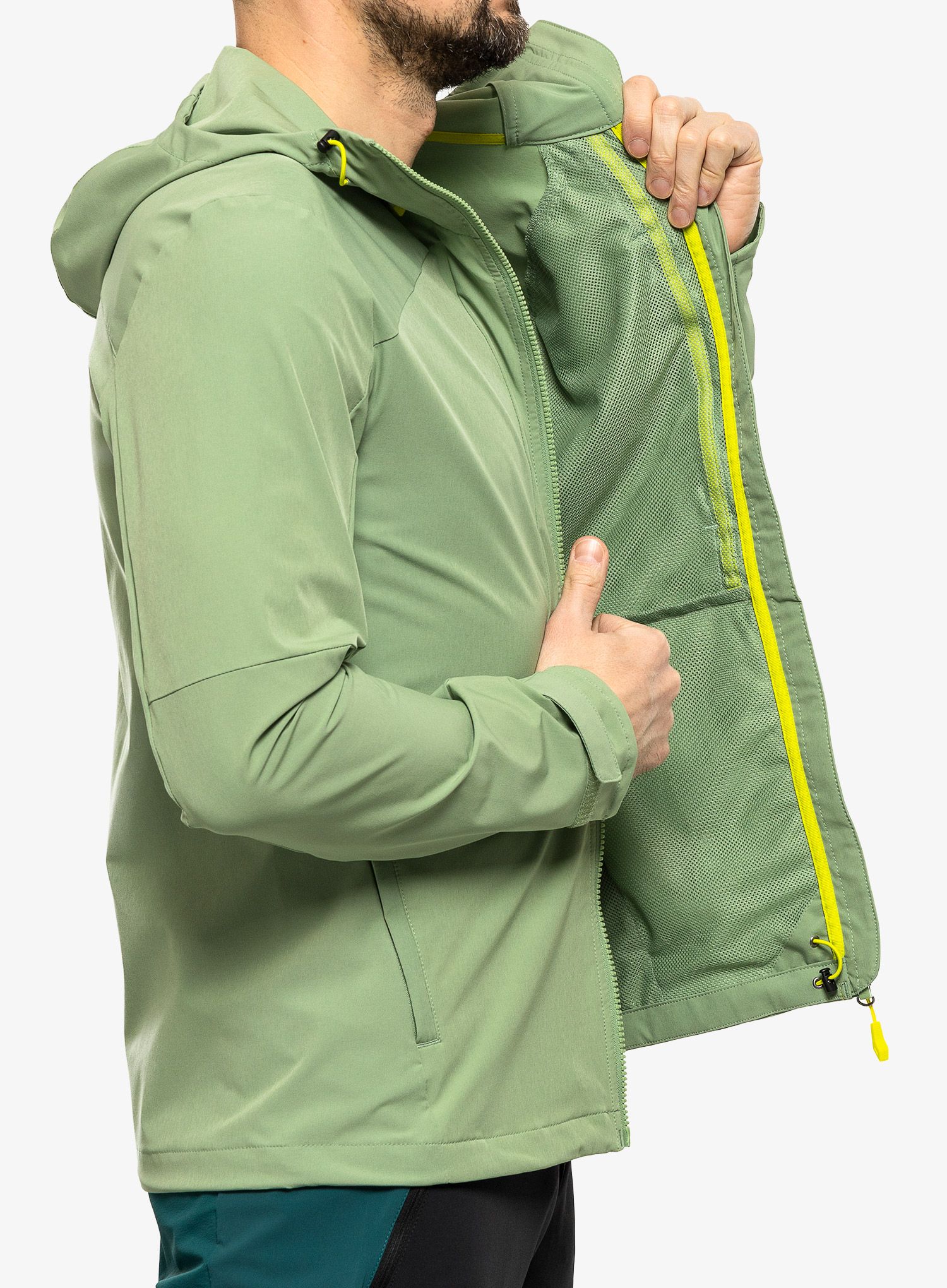 Куртка softshell Vaude Elope Wind Jacket - willow green