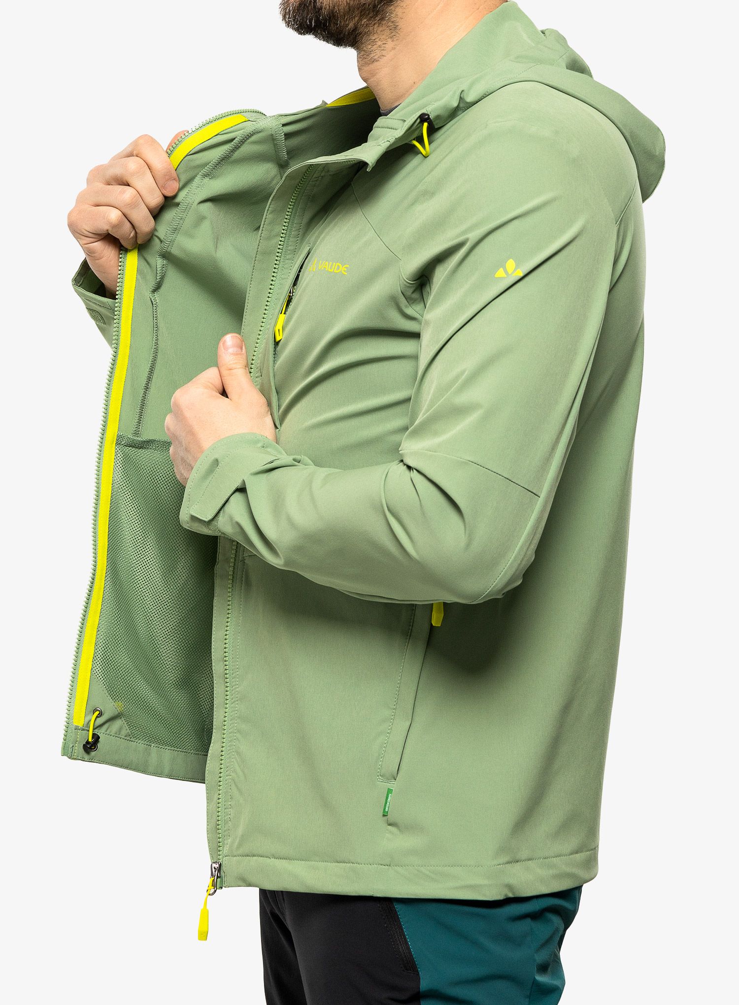 Куртка softshell Vaude Elope Wind Jacket - willow green