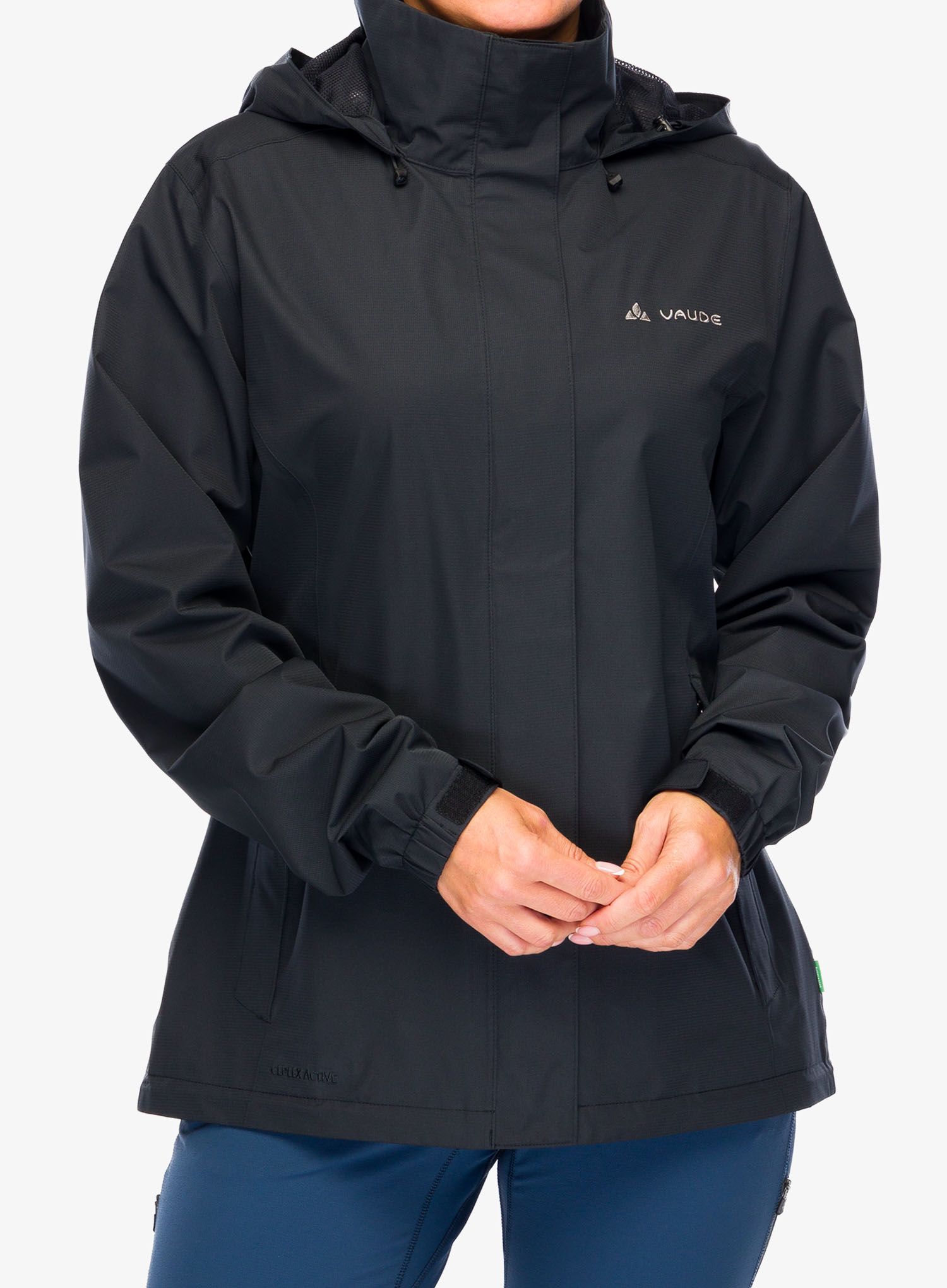 Куртка дощовик жіноча Vaude Escape Light Jacket - black