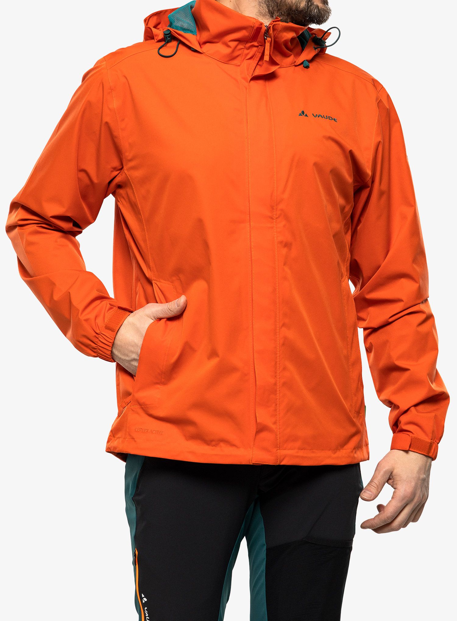 Куртка дощовик Vaude Escape Light Jacket - burnt red