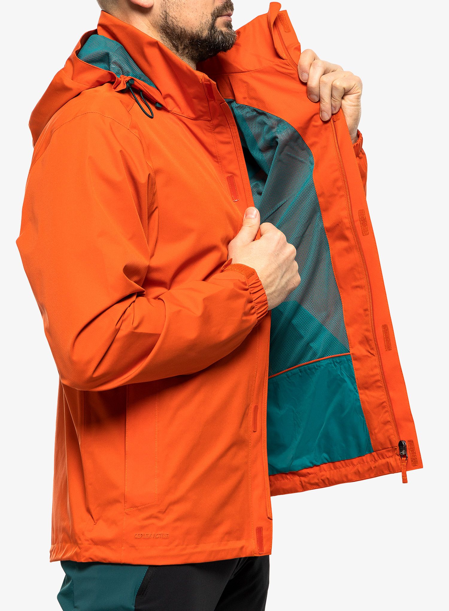 Куртка дощовик Vaude Escape Light Jacket - burnt red