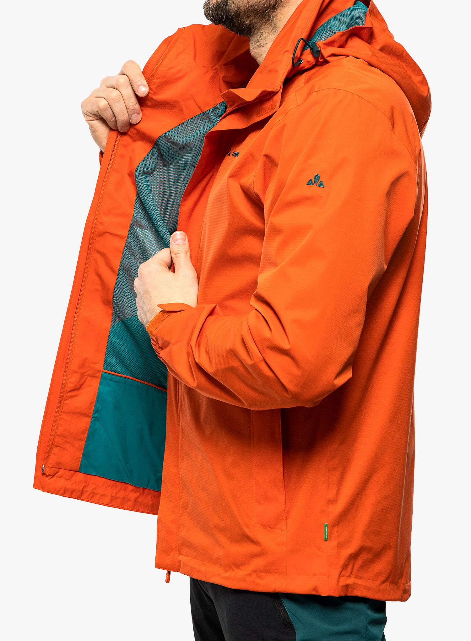 Куртка дощовик Vaude Escape Light Jacket - burnt red