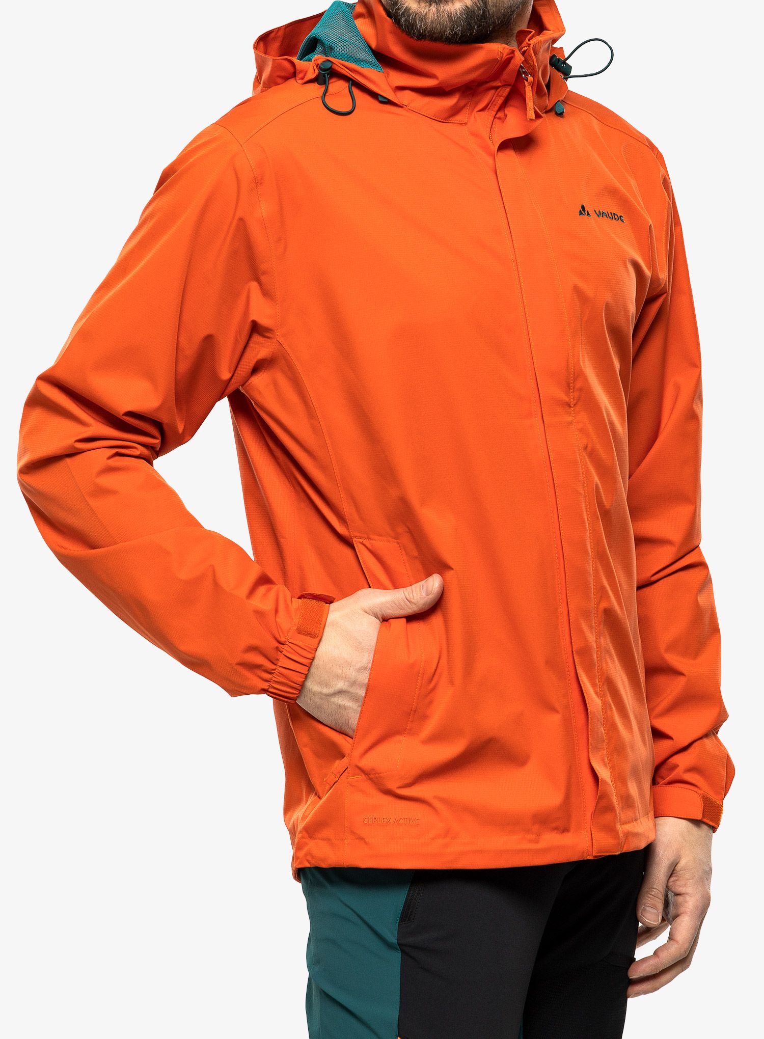 Куртка дощовик Vaude Escape Light Jacket - burnt red