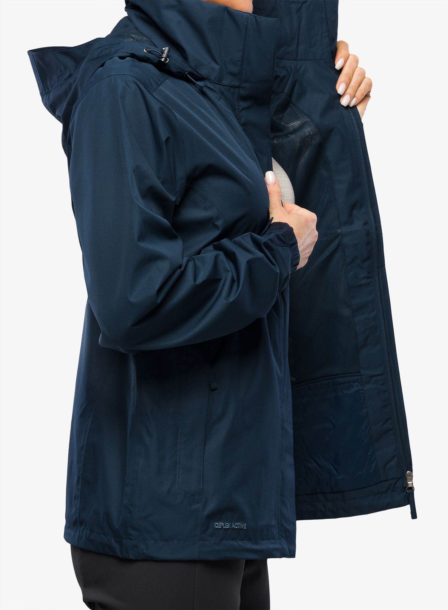 Куртка дощовик жіноча Vaude Escape Light Jacket - dark sea