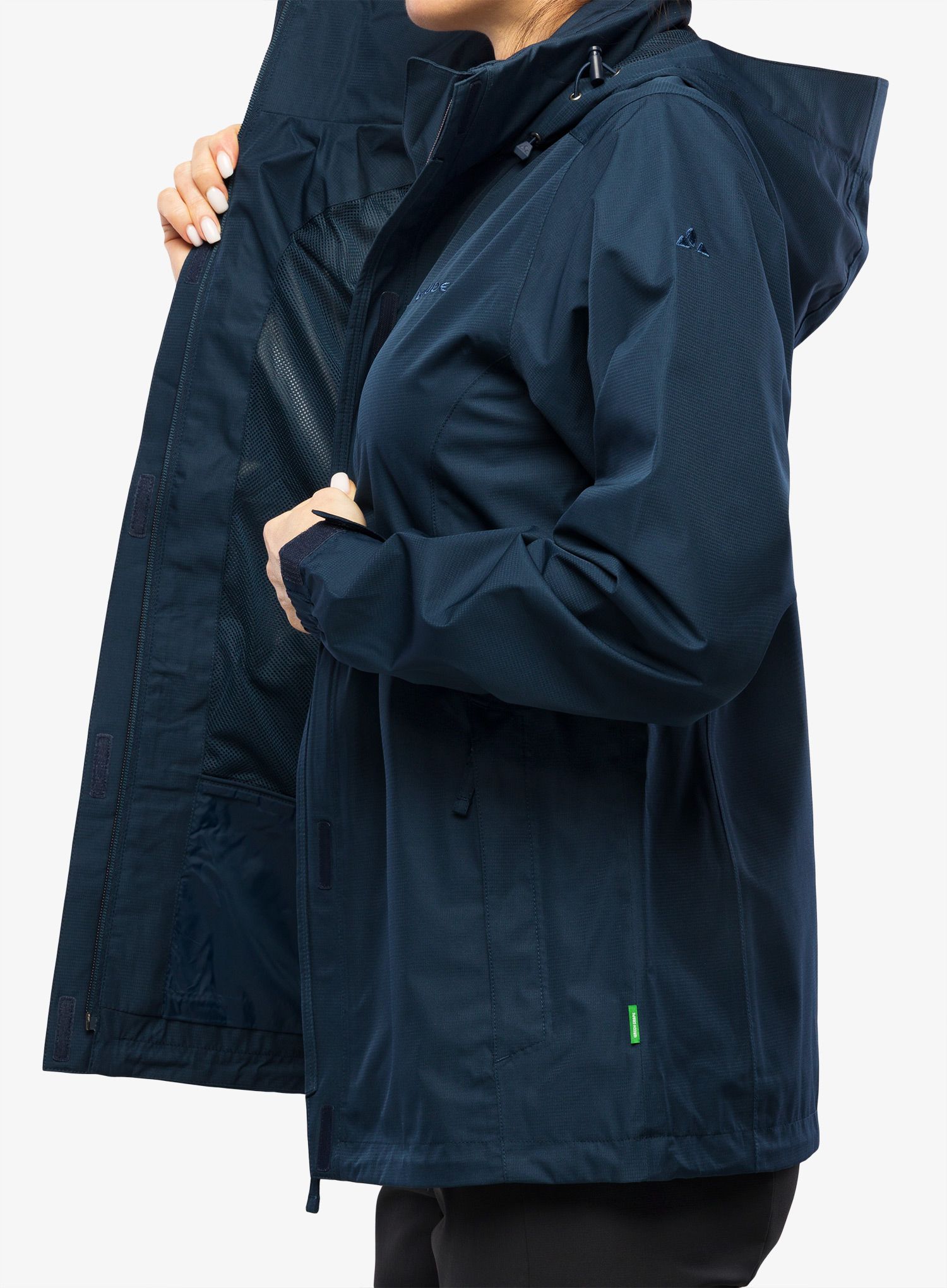 Куртка дощовик жіноча Vaude Escape Light Jacket - dark sea