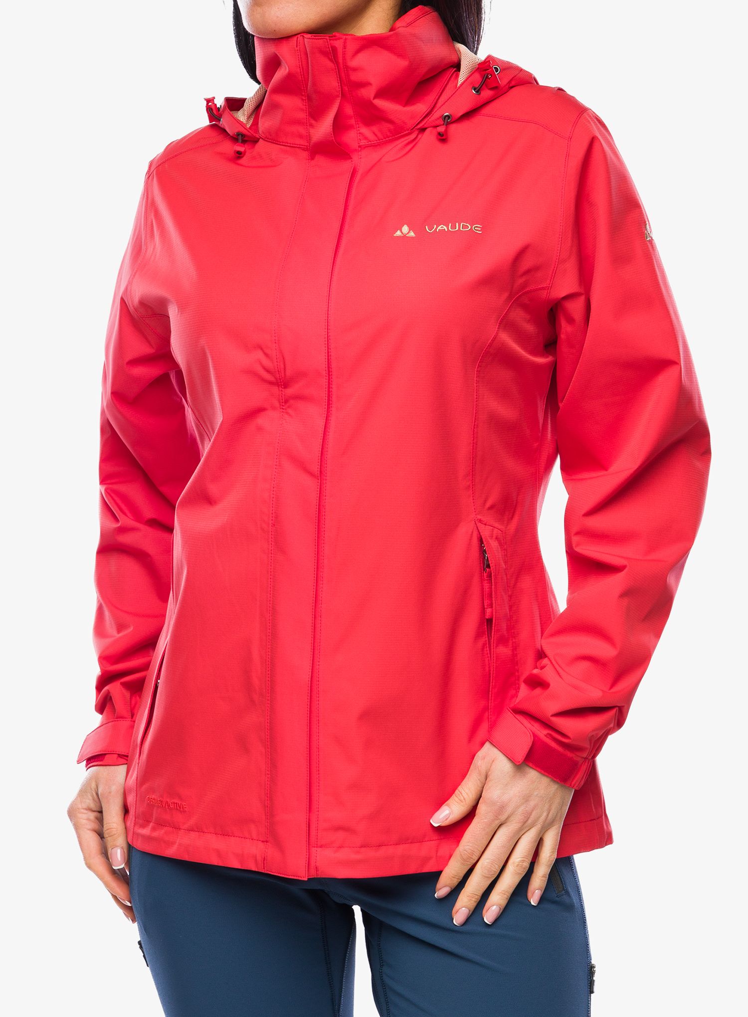 Куртка дощовик жіноча Vaude Escape Light Jacket - flame