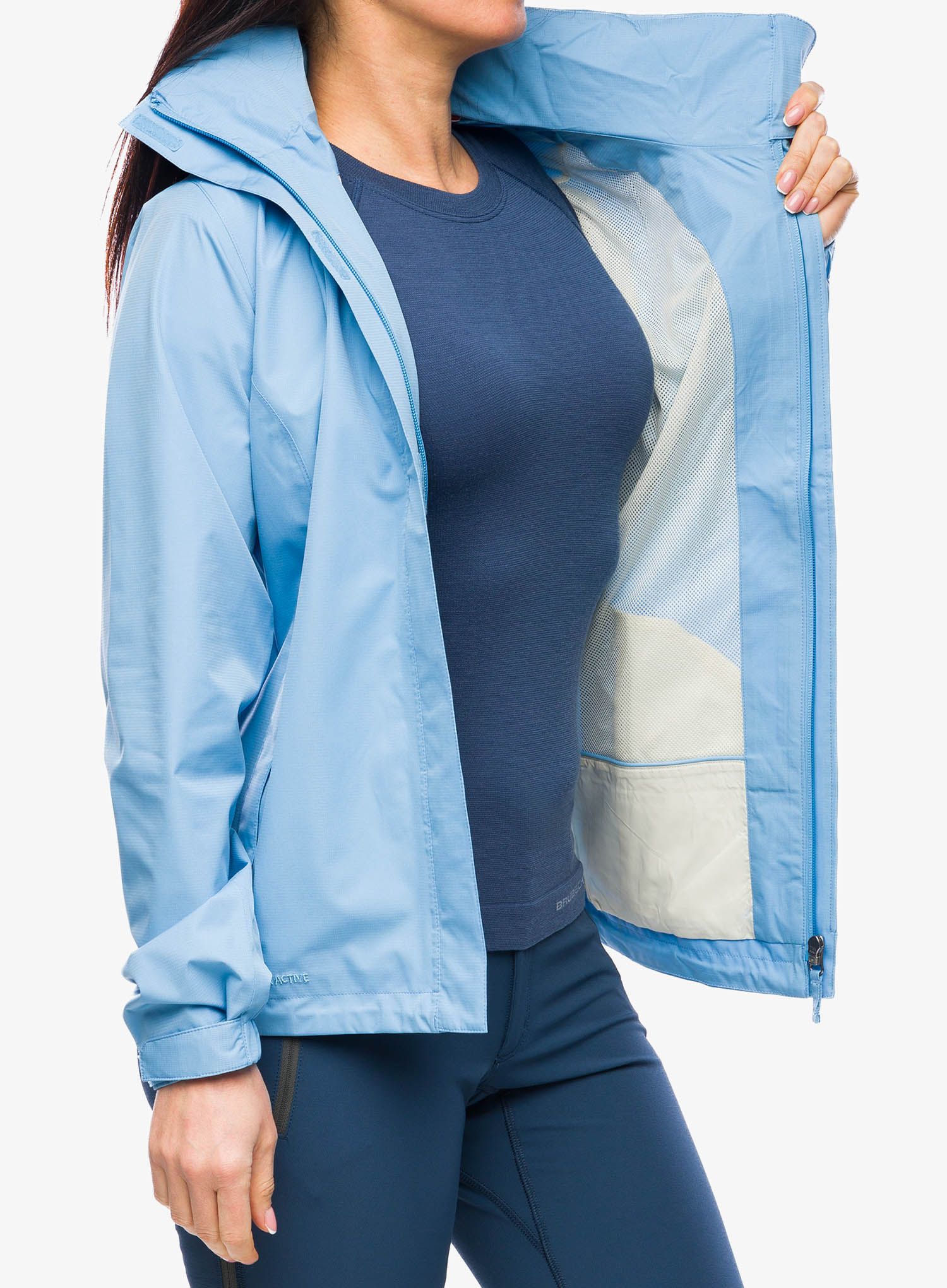 Куртка дощовик жіноча Vaude Escape Light Jacket - pastel blue