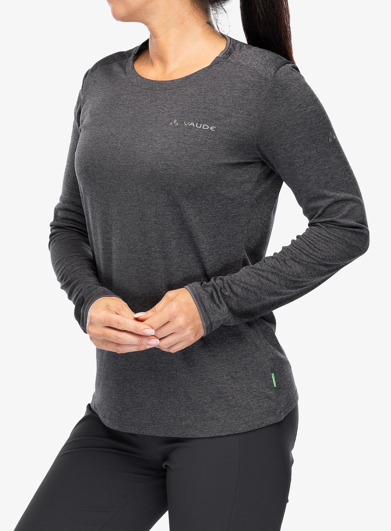 Термокофта жіноча Vaude Essential LS T-Shirt - black