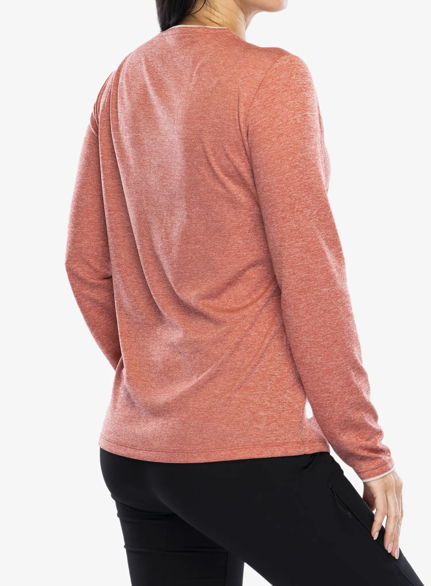 Термокофта жіноча Vaude Essential LS T-Shirt - brick
