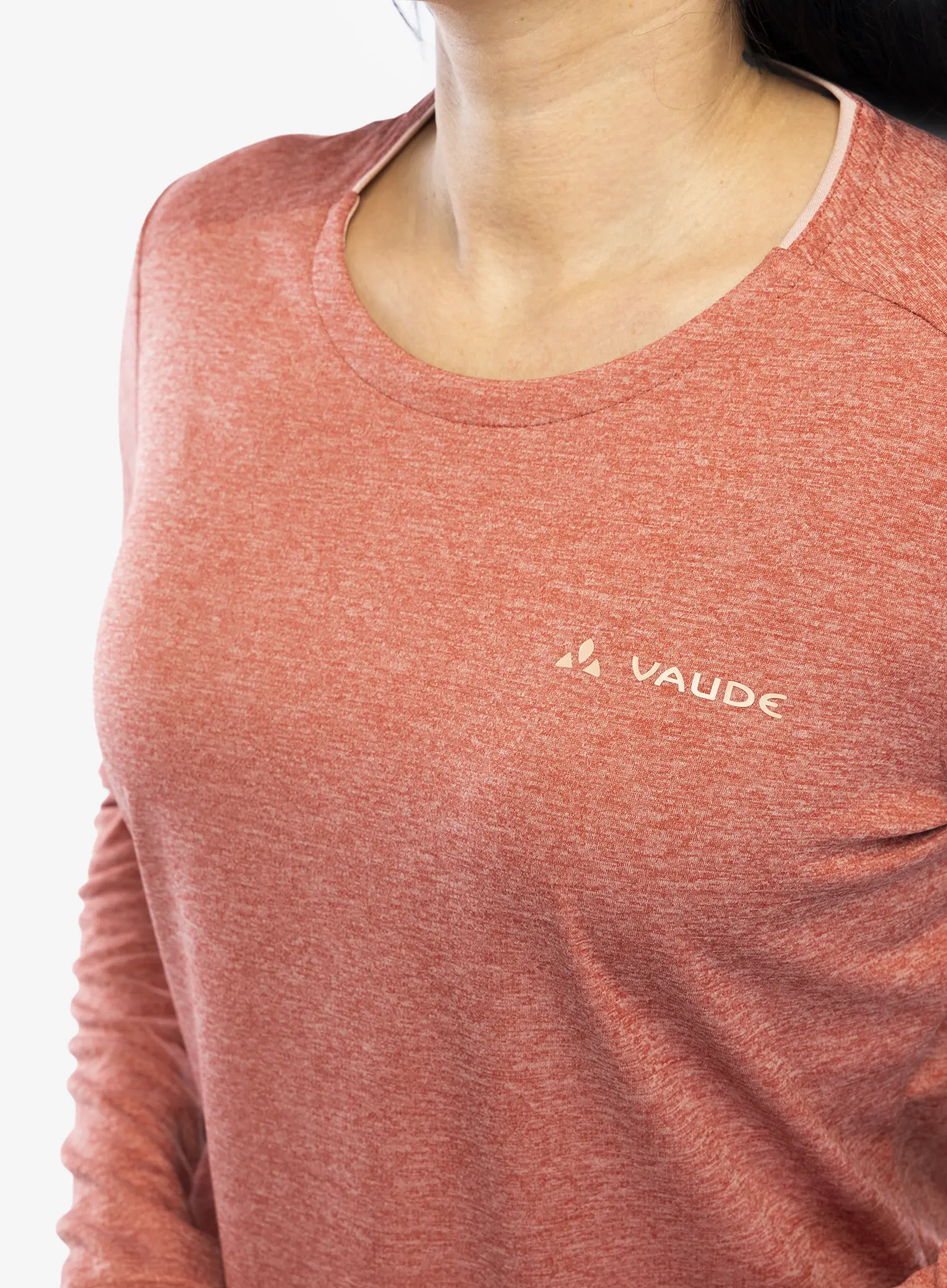 Термокофта жіноча Vaude Essential LS T-Shirt - brick