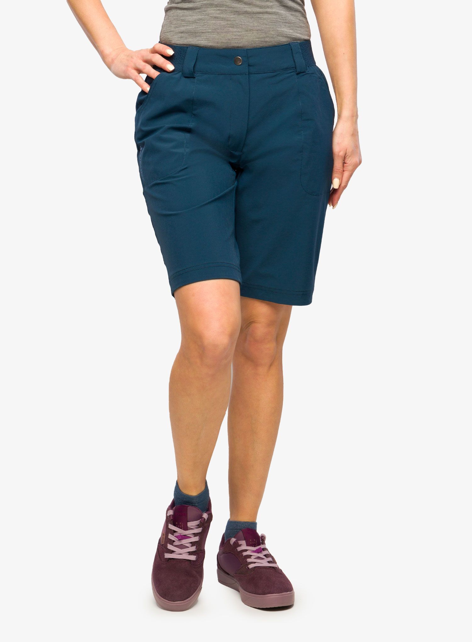 Шорти туристичні жіночі Vaude Farley Stretch Shorts II - dark sea