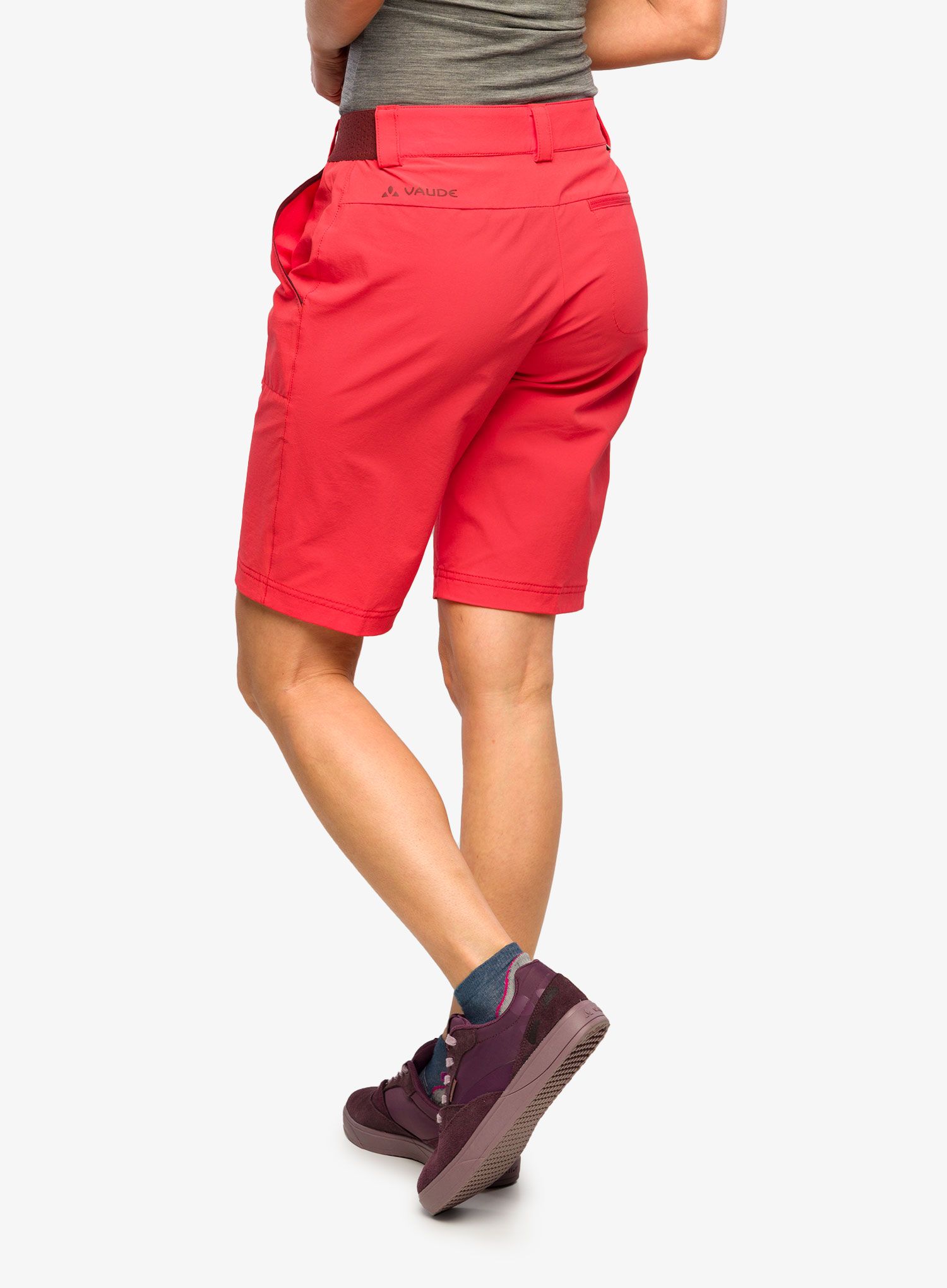 Шорти туристичні жіночі Vaude Farley Stretch Shorts II - flame