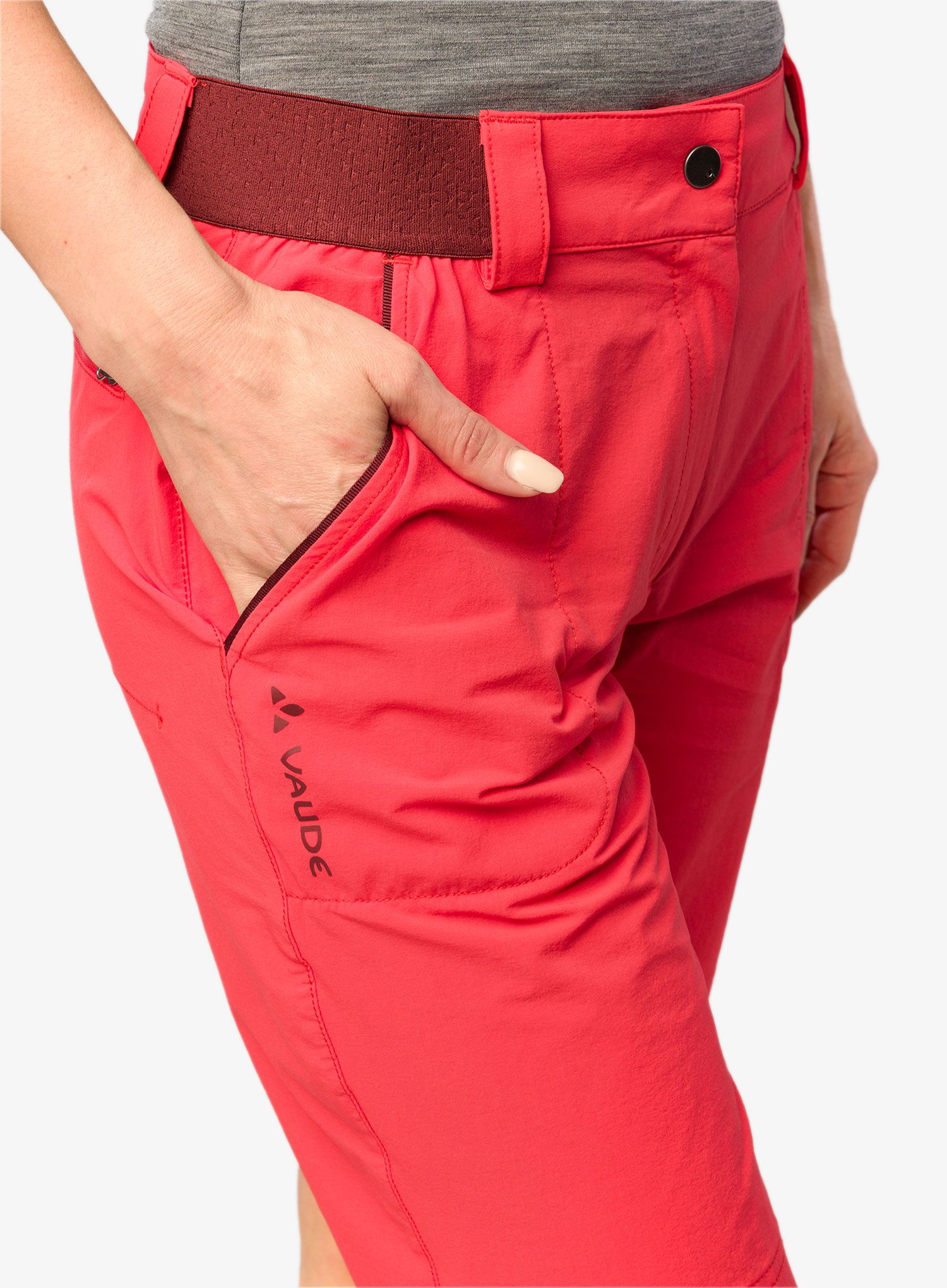 Шорти туристичні жіночі Vaude Farley Stretch Shorts II - flame