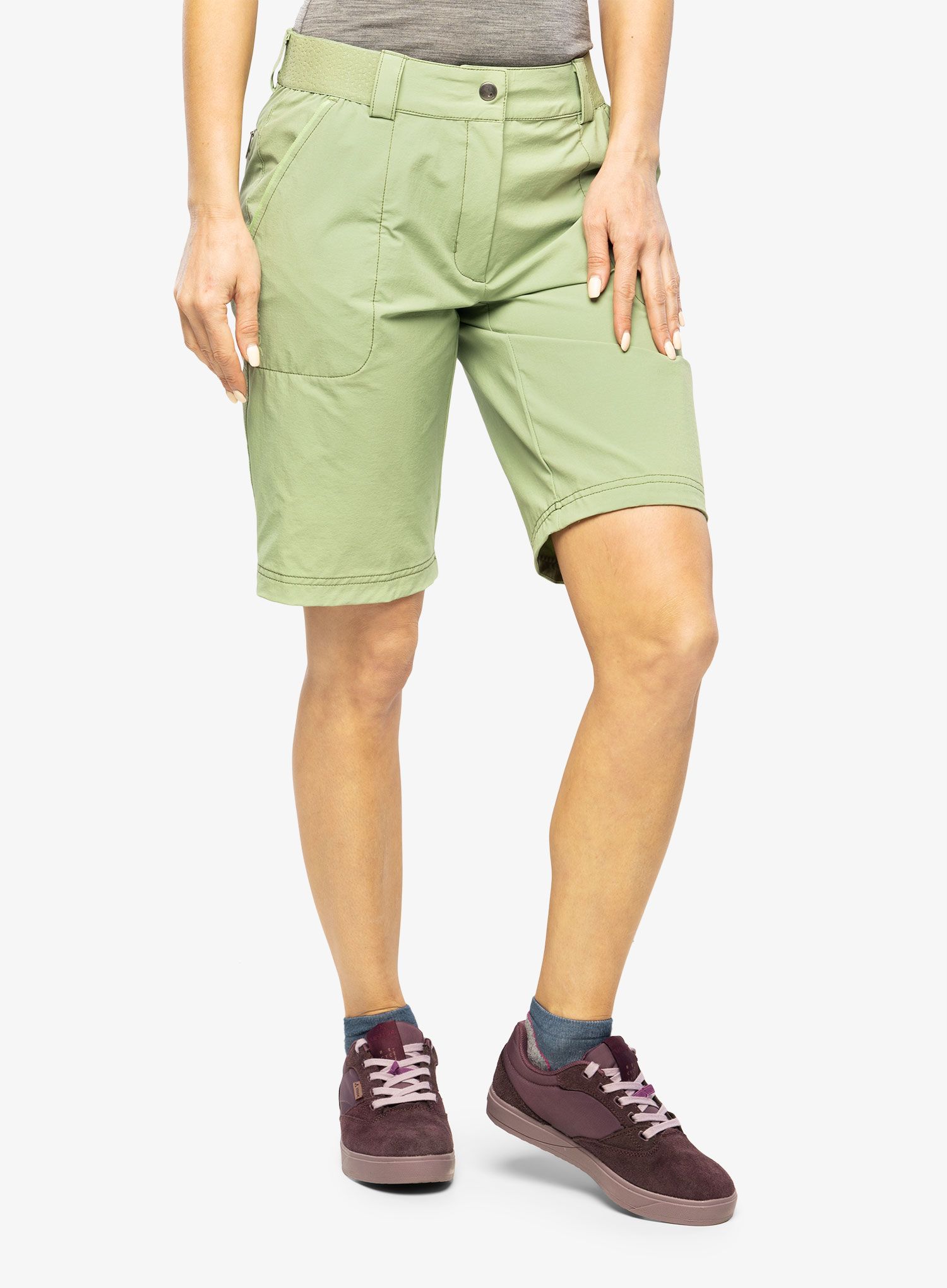 Шорти туристичні жіночі Vaude Farley Stretch Shorts II - willow green