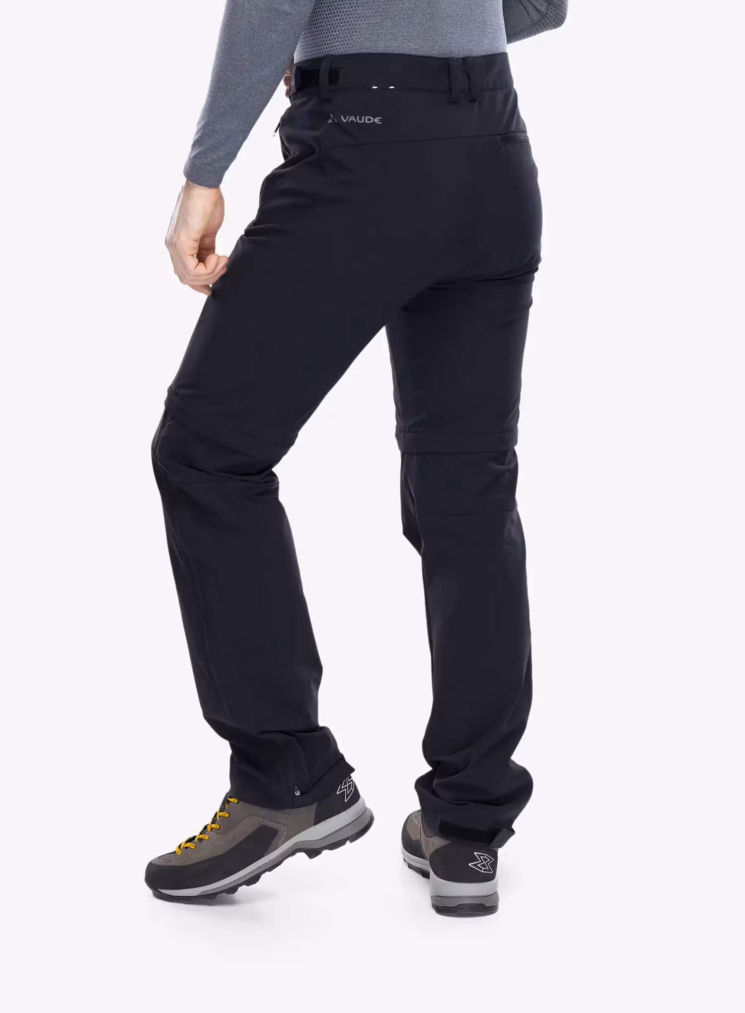 Штани трансформери Vaude Farley Stretch T-Zip Pants III - black