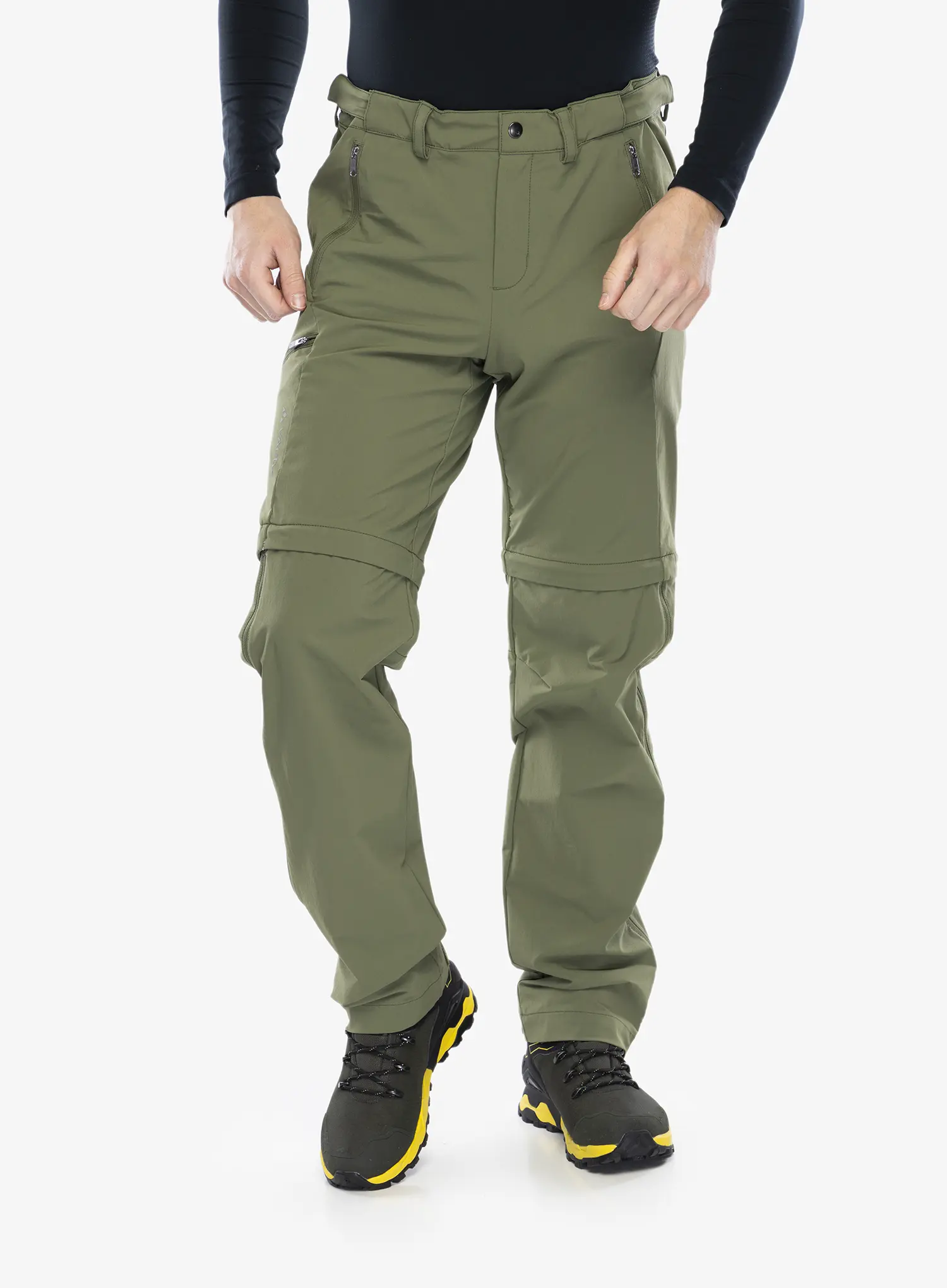 Штани трансформери Vaude Farley Stretch T-Zip Pants III - cedar wood