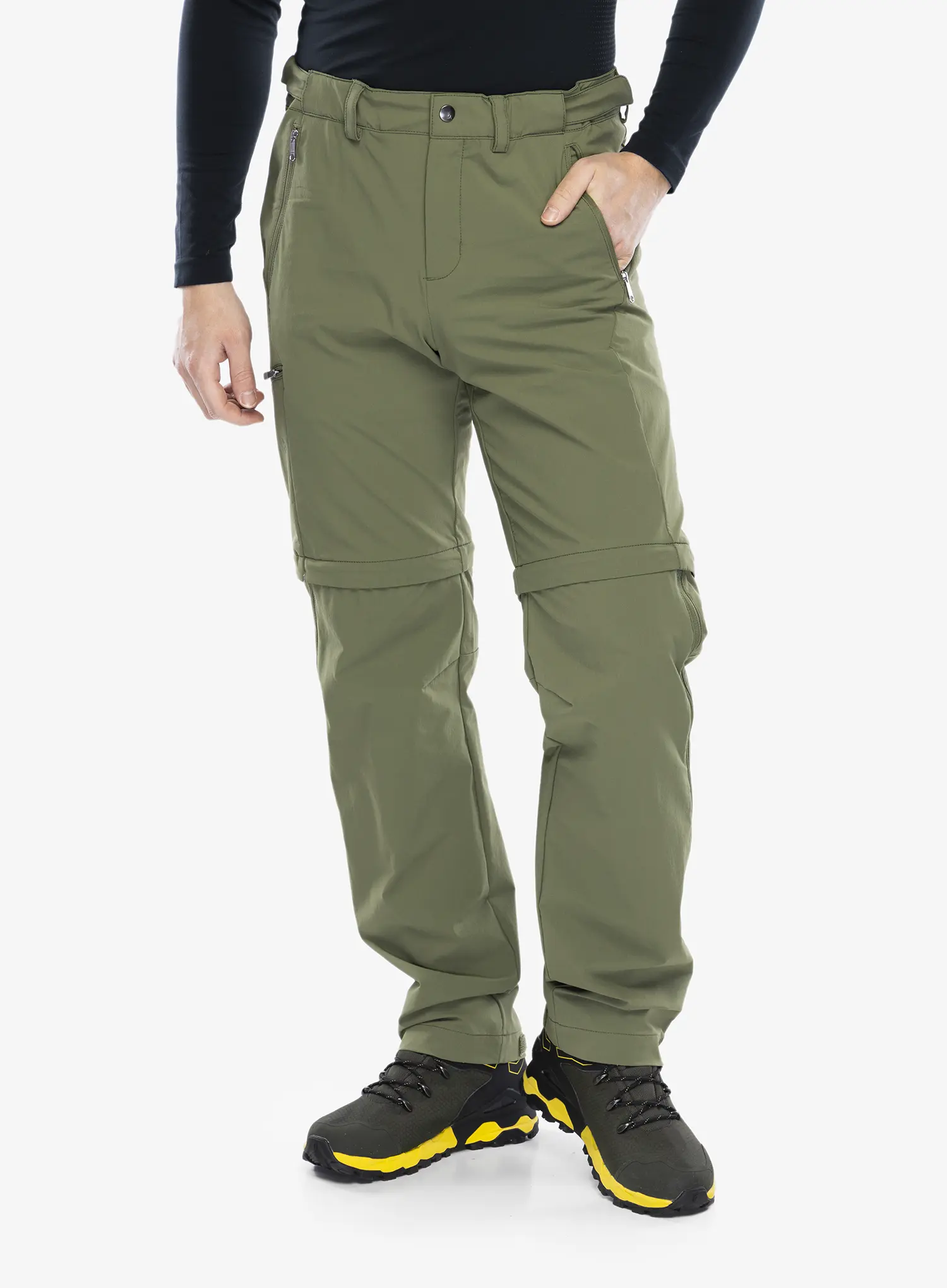 Штани трансформери Vaude Farley Stretch T-Zip Pants III - cedar wood