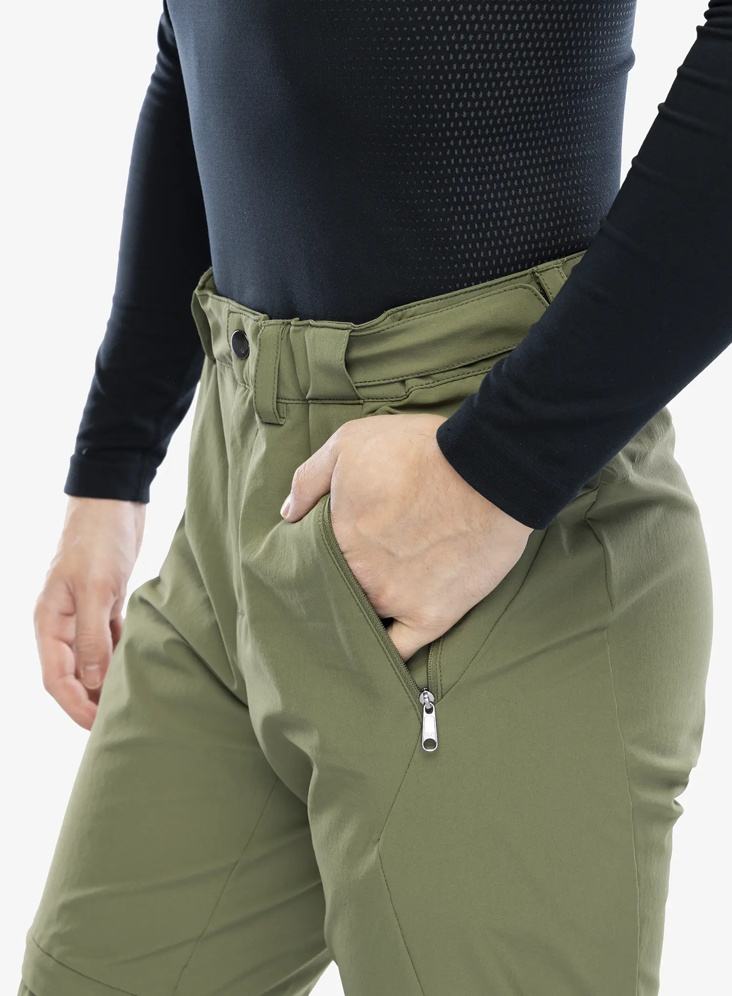 Штани трансформери Vaude Farley Stretch T-Zip Pants III - cedar wood