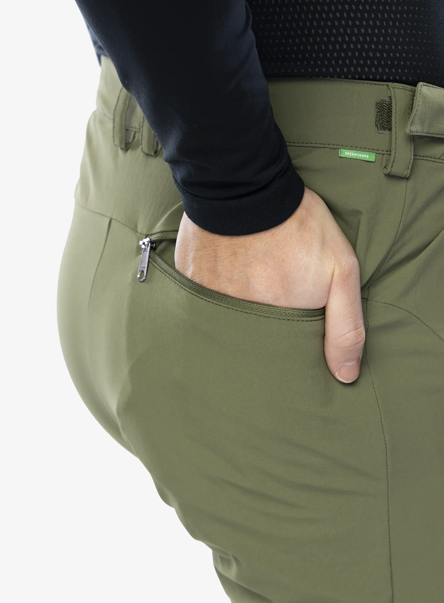 Штани трансформери Vaude Farley Stretch T-Zip Pants III - cedar wood
