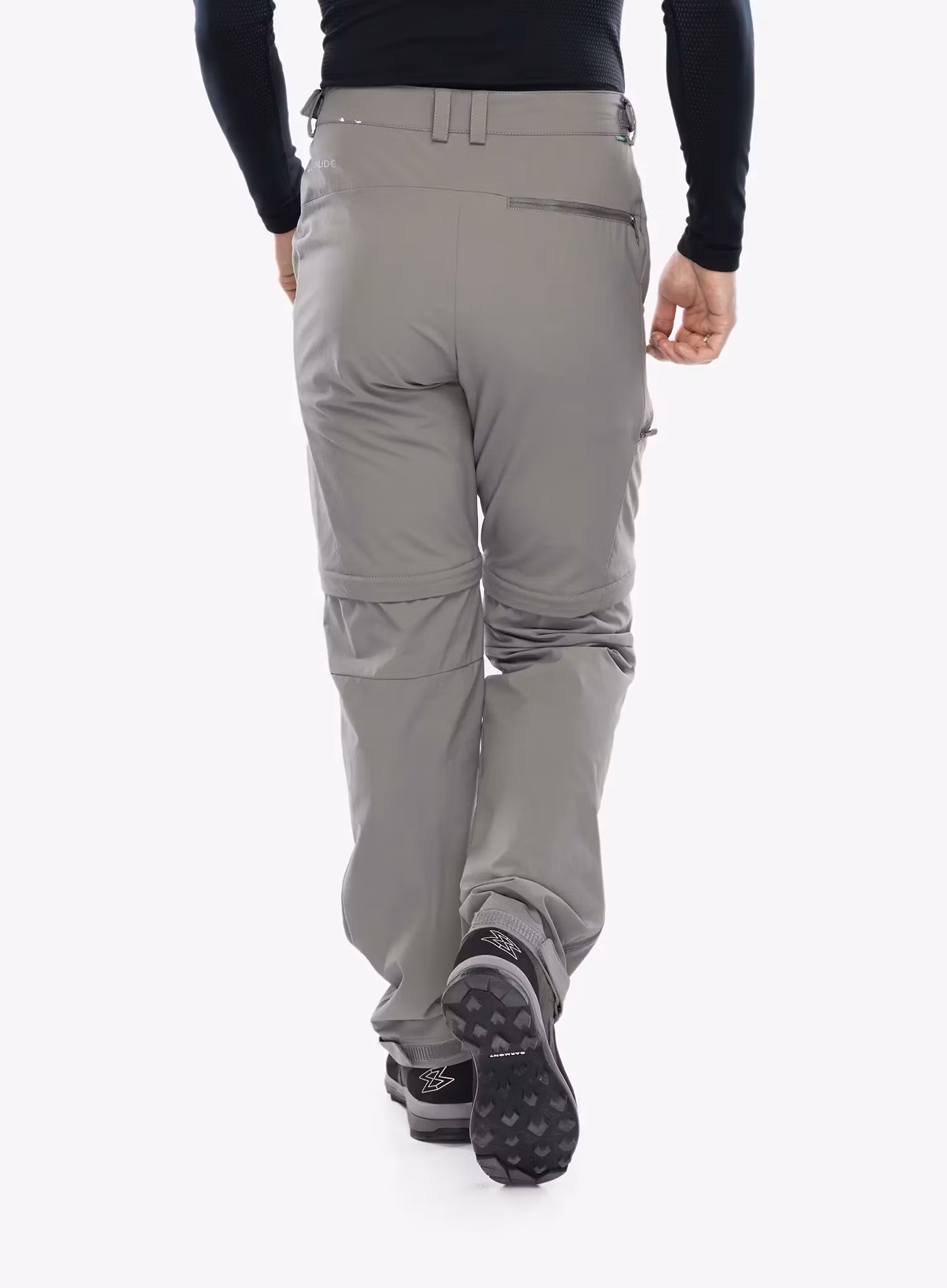 Штани трансформери Vaude Farley Stretch T-Zip Pants III - stone grey