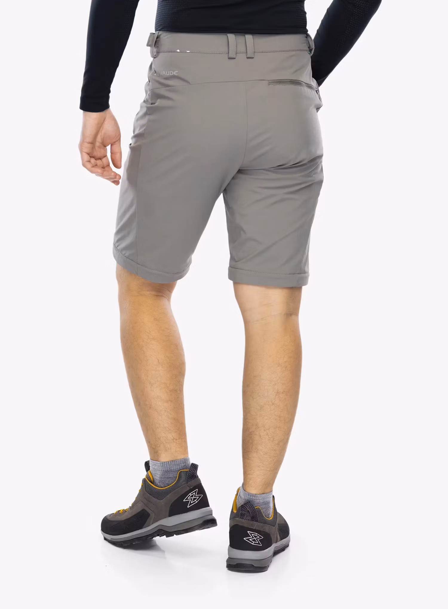 Штани трансформери Vaude Farley Stretch T-Zip Pants III - stone grey