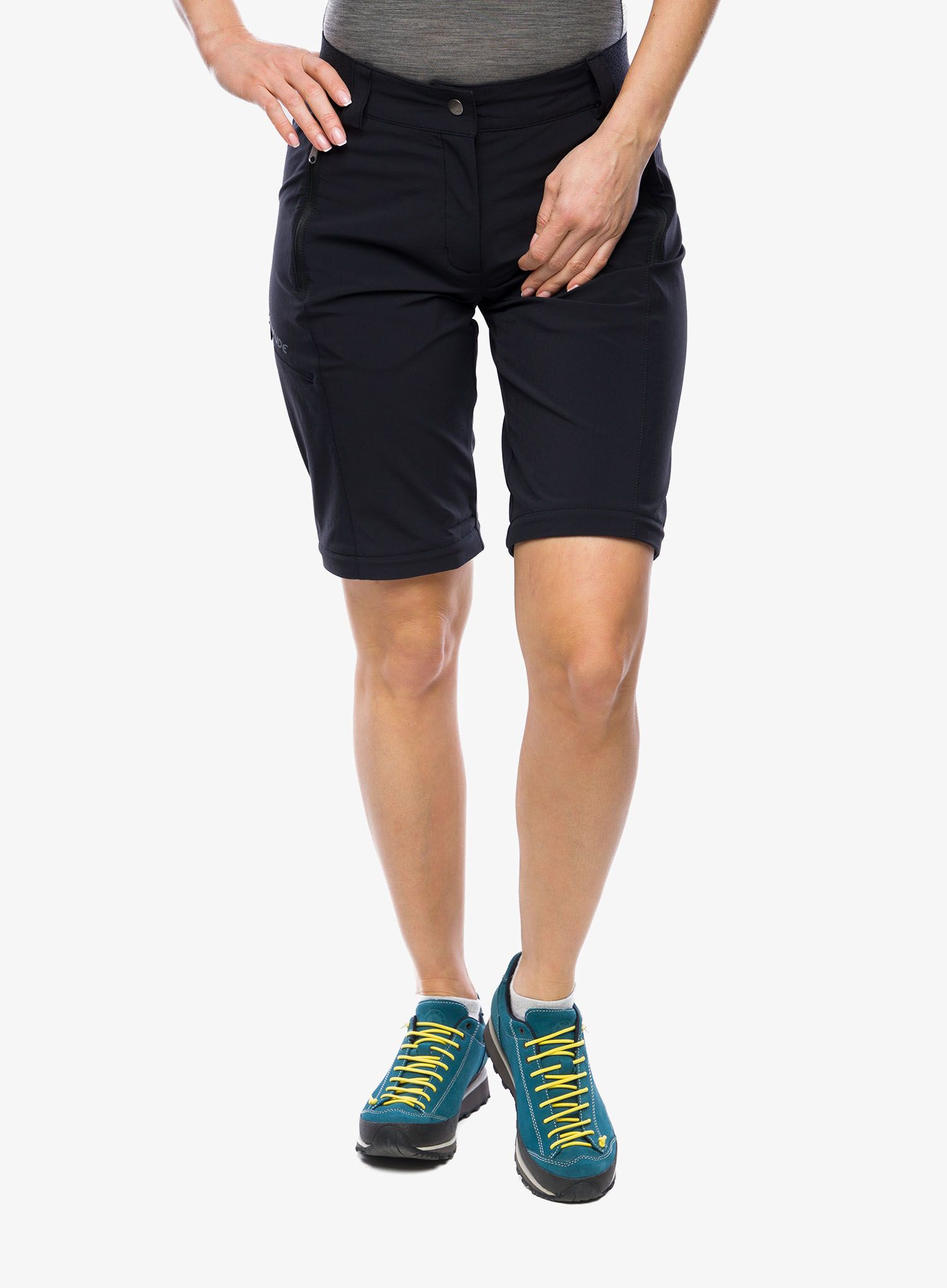 Штани туристичні жіночі Vaude Farley Stretch ZO T-Zip Pants II - black