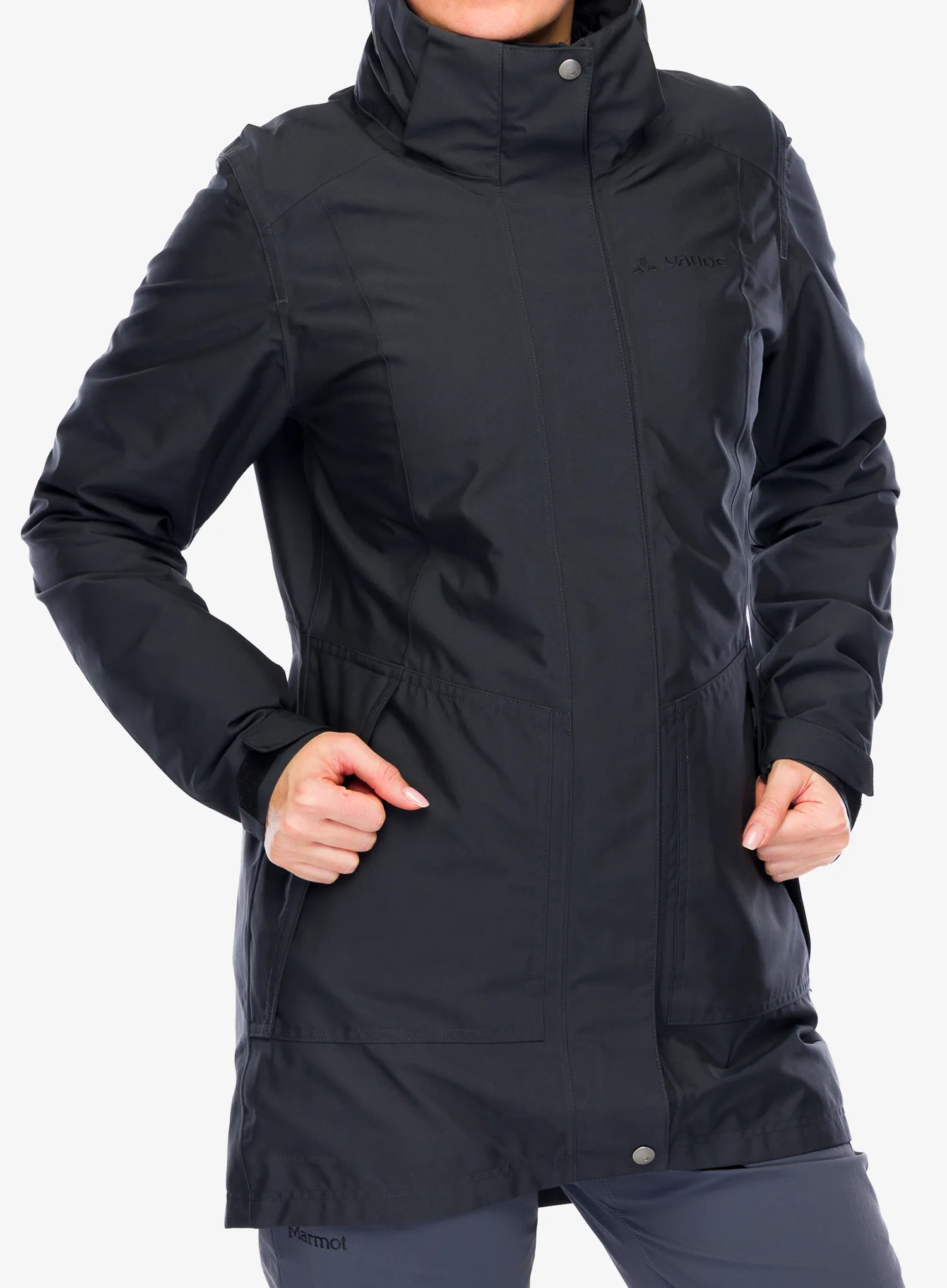 Куртка жіноча Vaude Idris 3in1 Parka III - phantom black