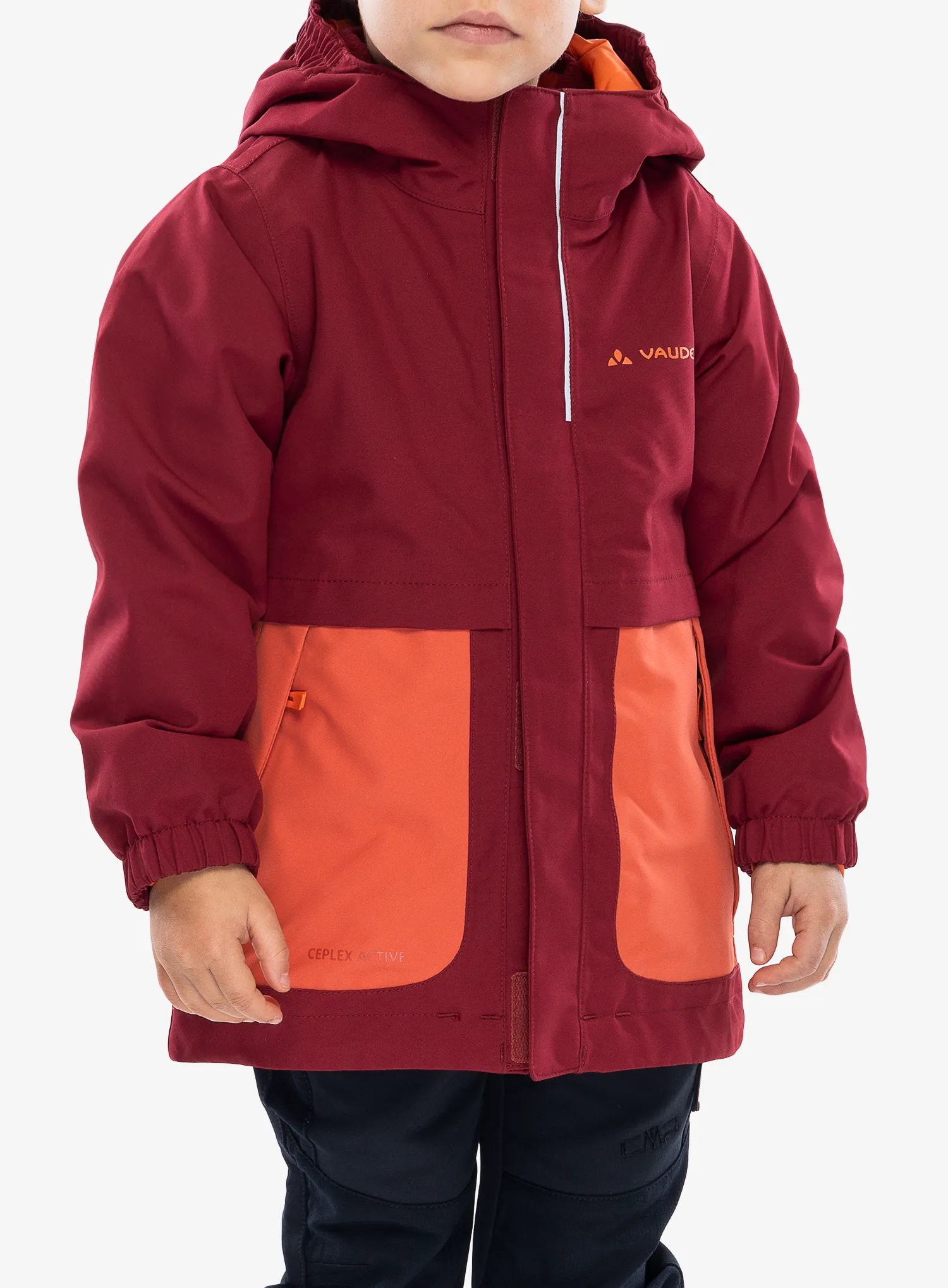 Куртка дівчача Vaude Kids Campfire 3in1 Jacket - salsa/orange