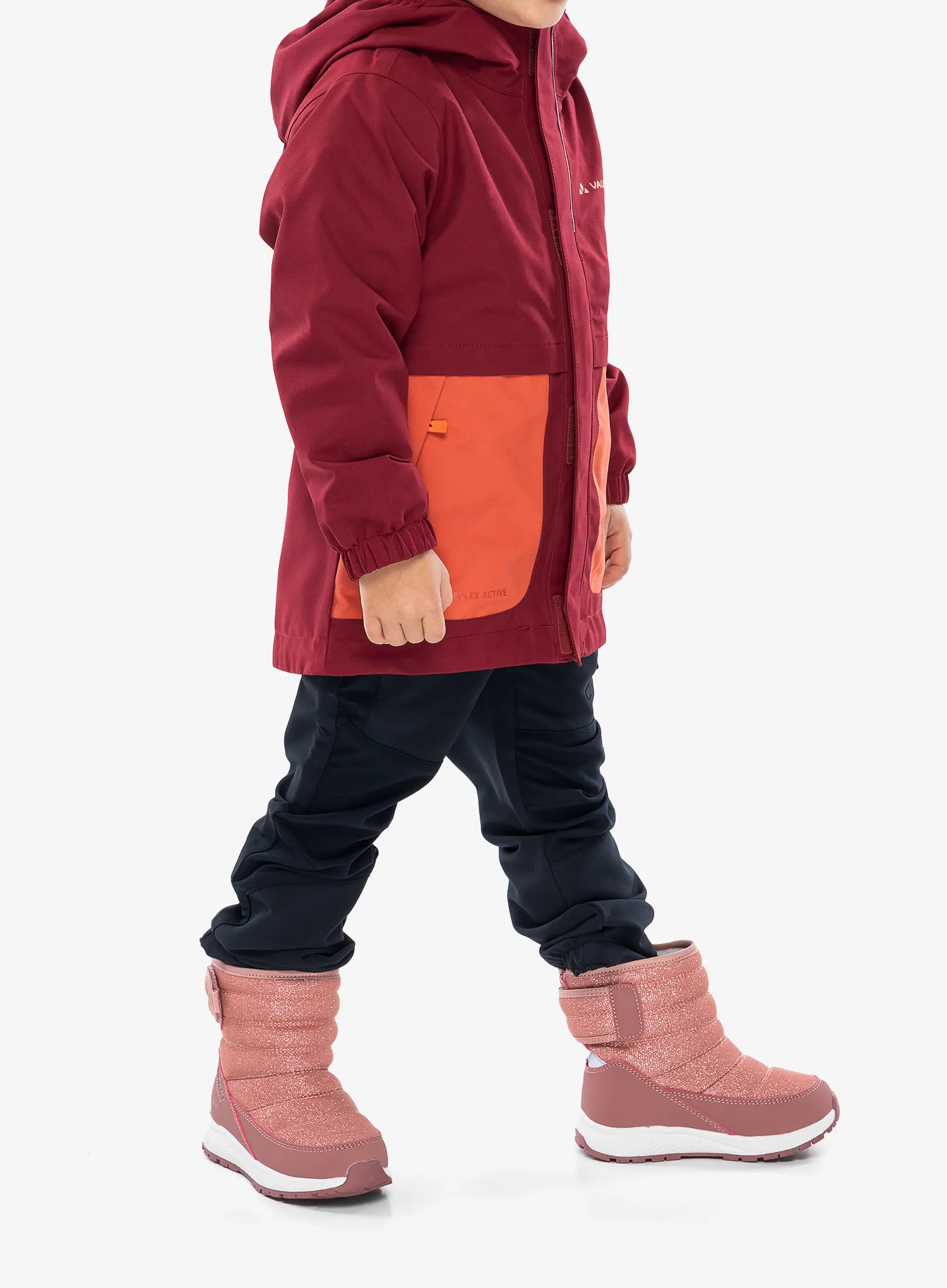 Куртка дівчача Vaude Kids Campfire 3in1 Jacket - salsa/orange