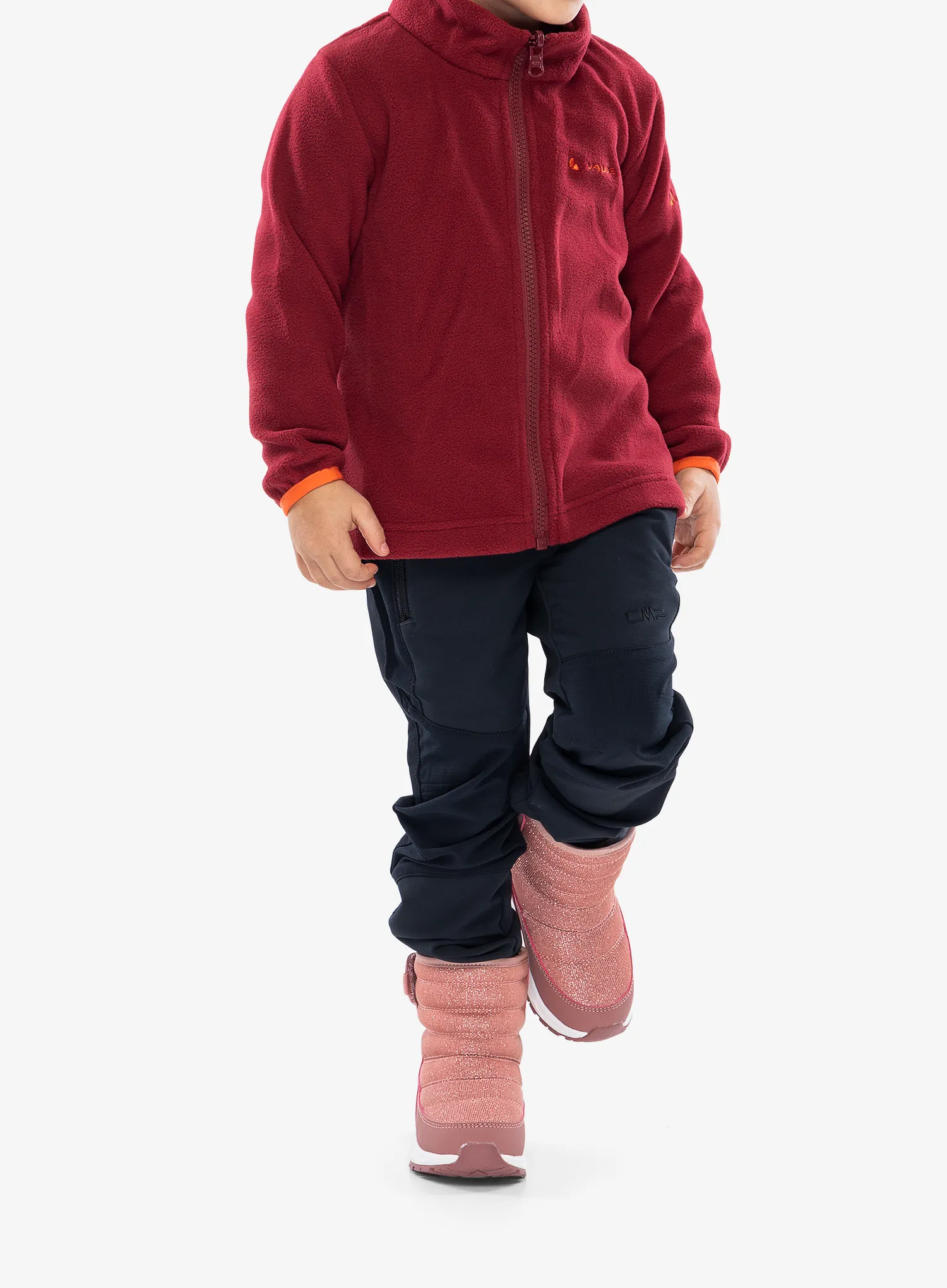 Куртка дівчача Vaude Kids Campfire 3in1 Jacket - salsa/orange