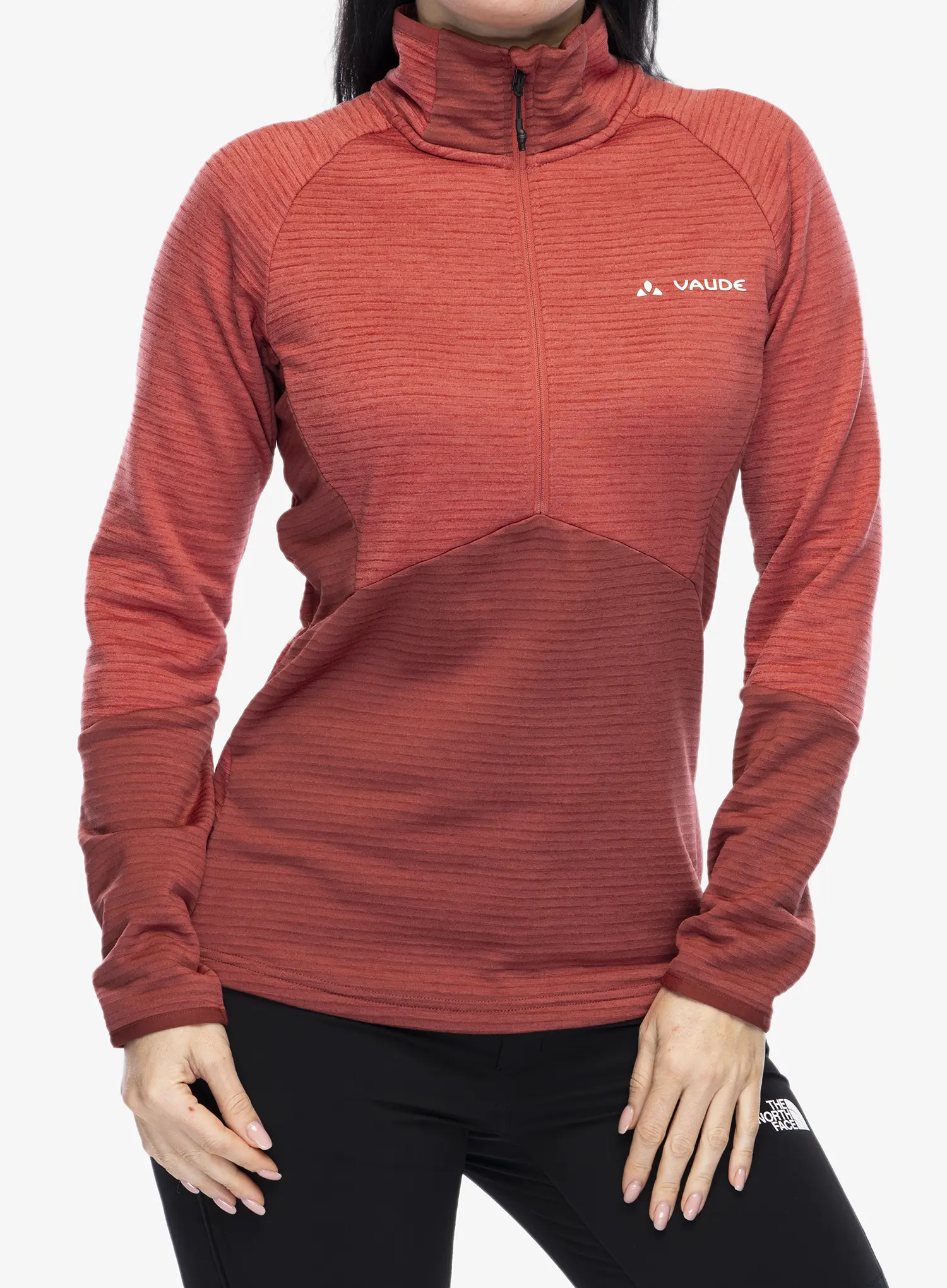 Кофта флісова жіноча Vaude Larice HZ Fleece Jacket - brick