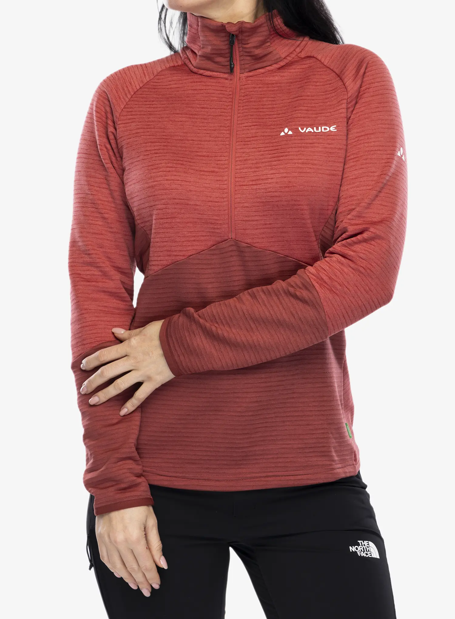 Кофта флісова жіноча Vaude Larice HZ Fleece Jacket - brick