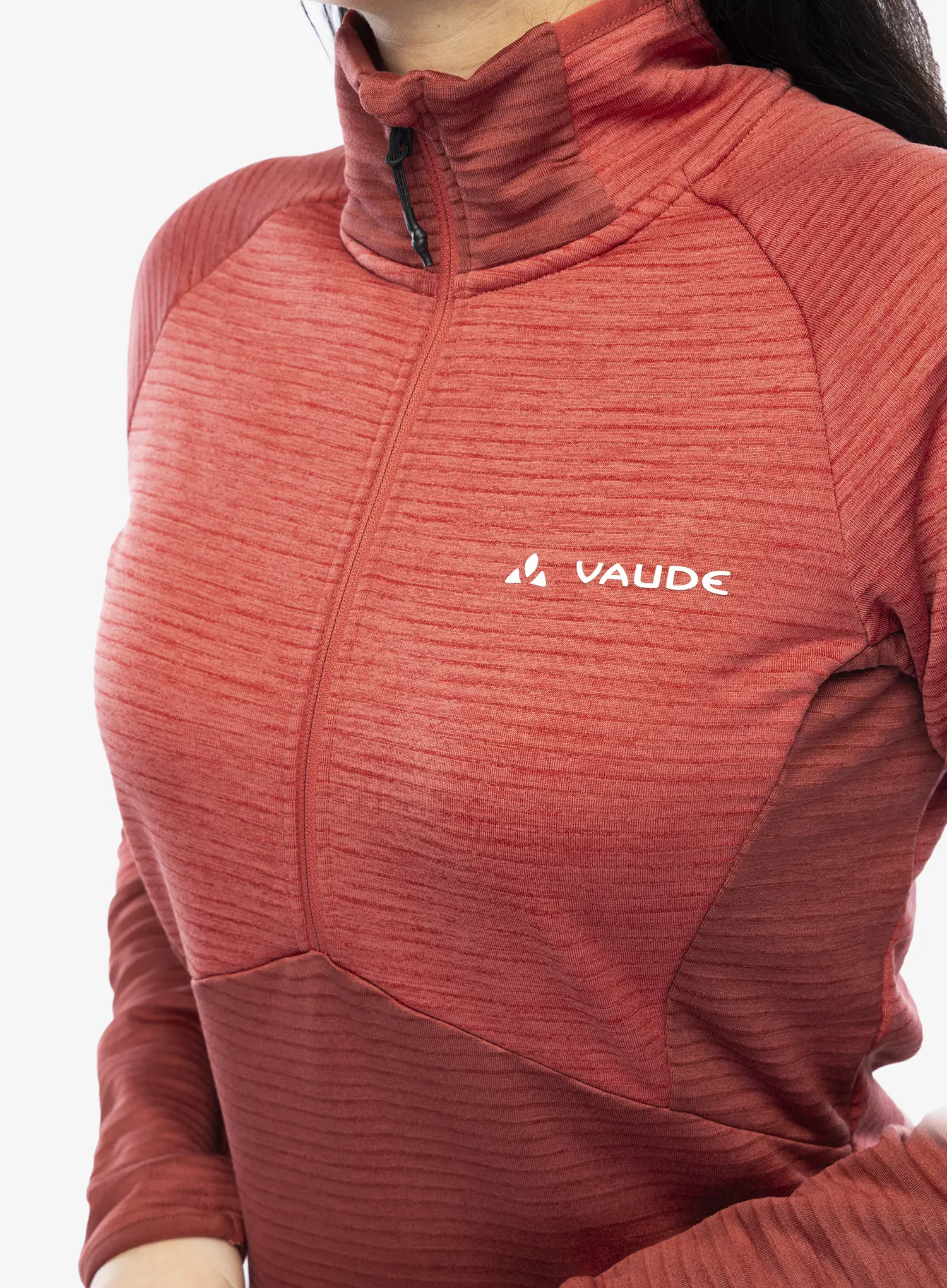 Кофта флісова жіноча Vaude Larice HZ Fleece Jacket - brick