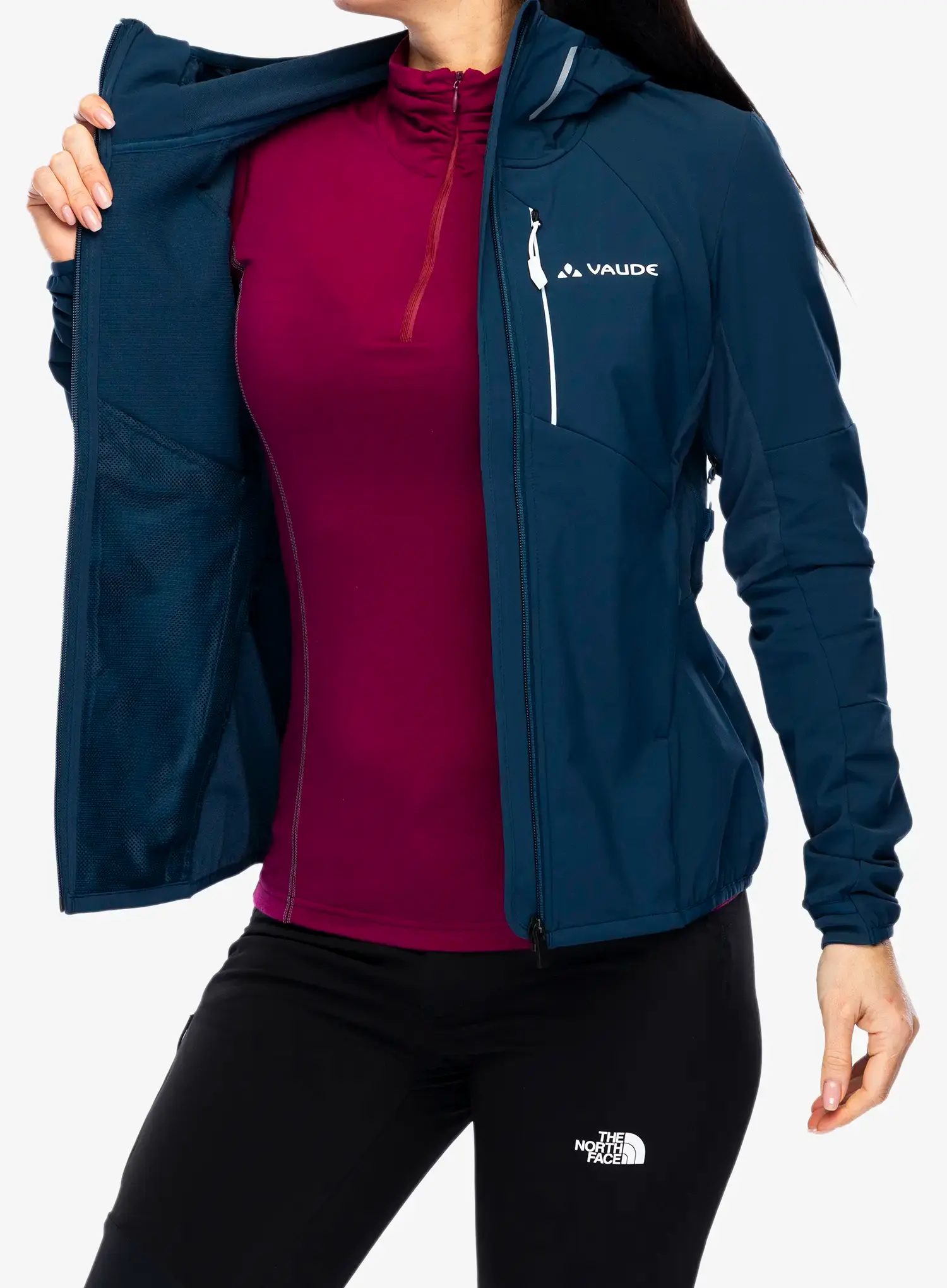 Куртка softshell жіноча Vaude Larice Jacket IV - dark sea